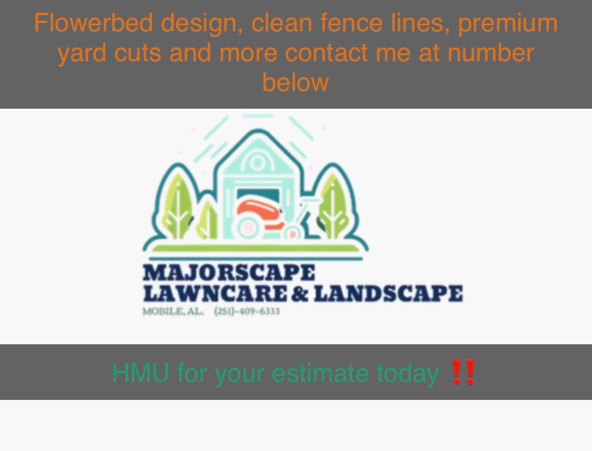 MAJORSCAPE LAWNCARE and LANDSCAPING Logo