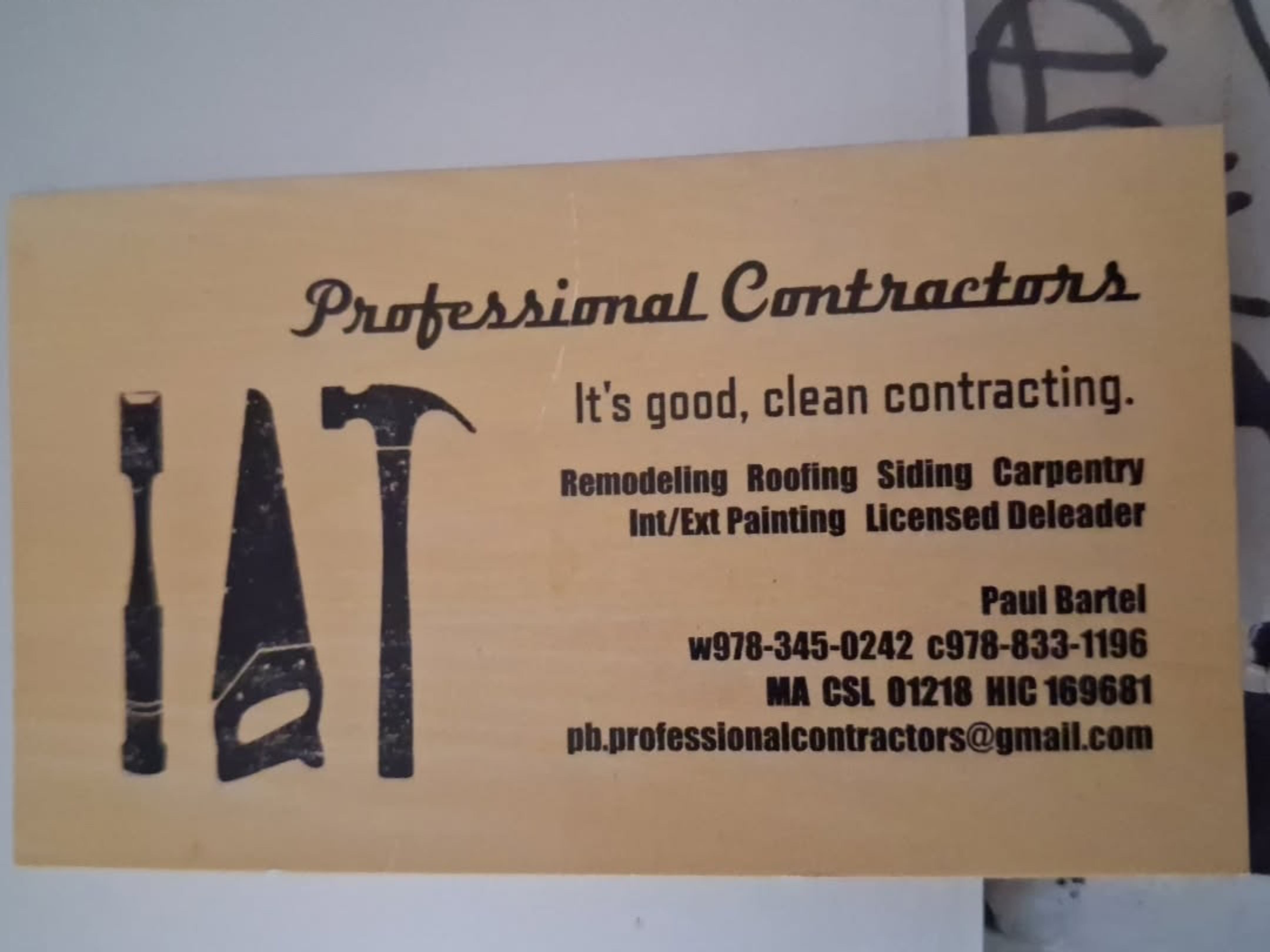 Professional Contractors, LLC Logo