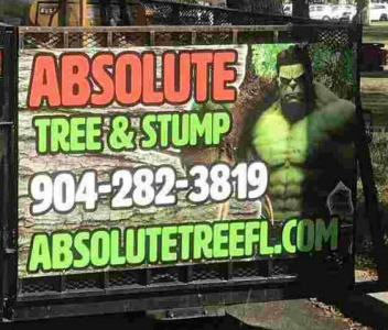Absolute Tree and Stump Logo