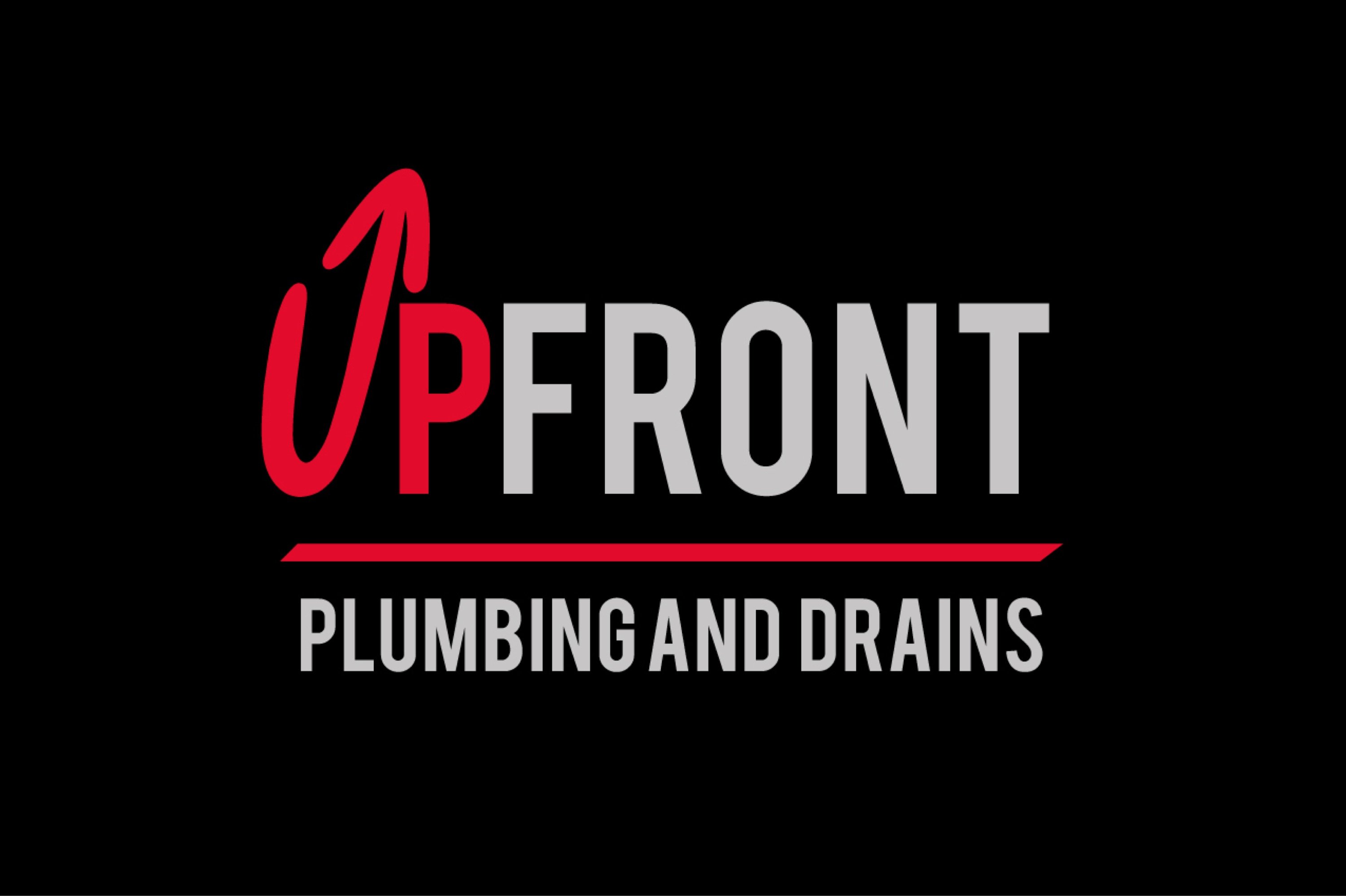 Upfront Plumbing Drains Heating and Air Logo