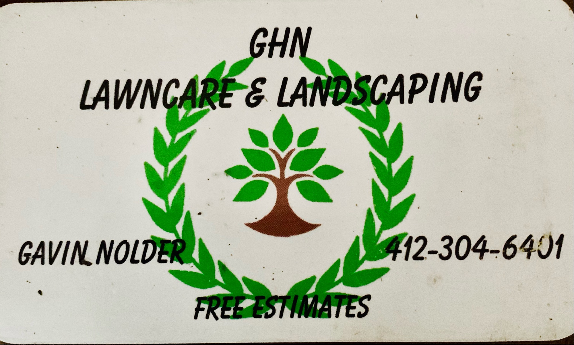 GHN Lawn Care & Landscaping Logo