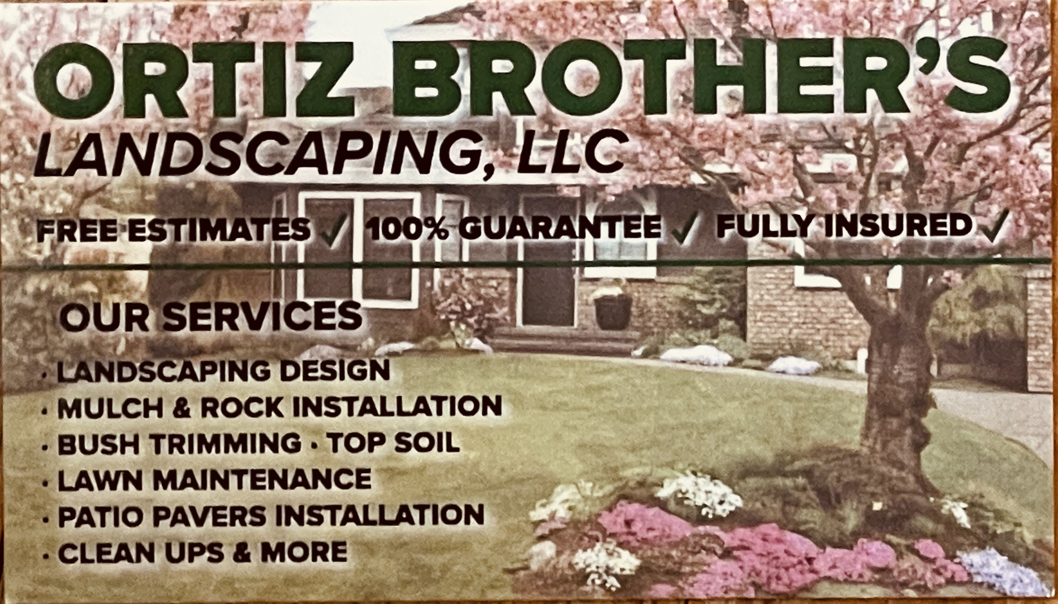 Ortiz Brother's Landscaping LLC Logo