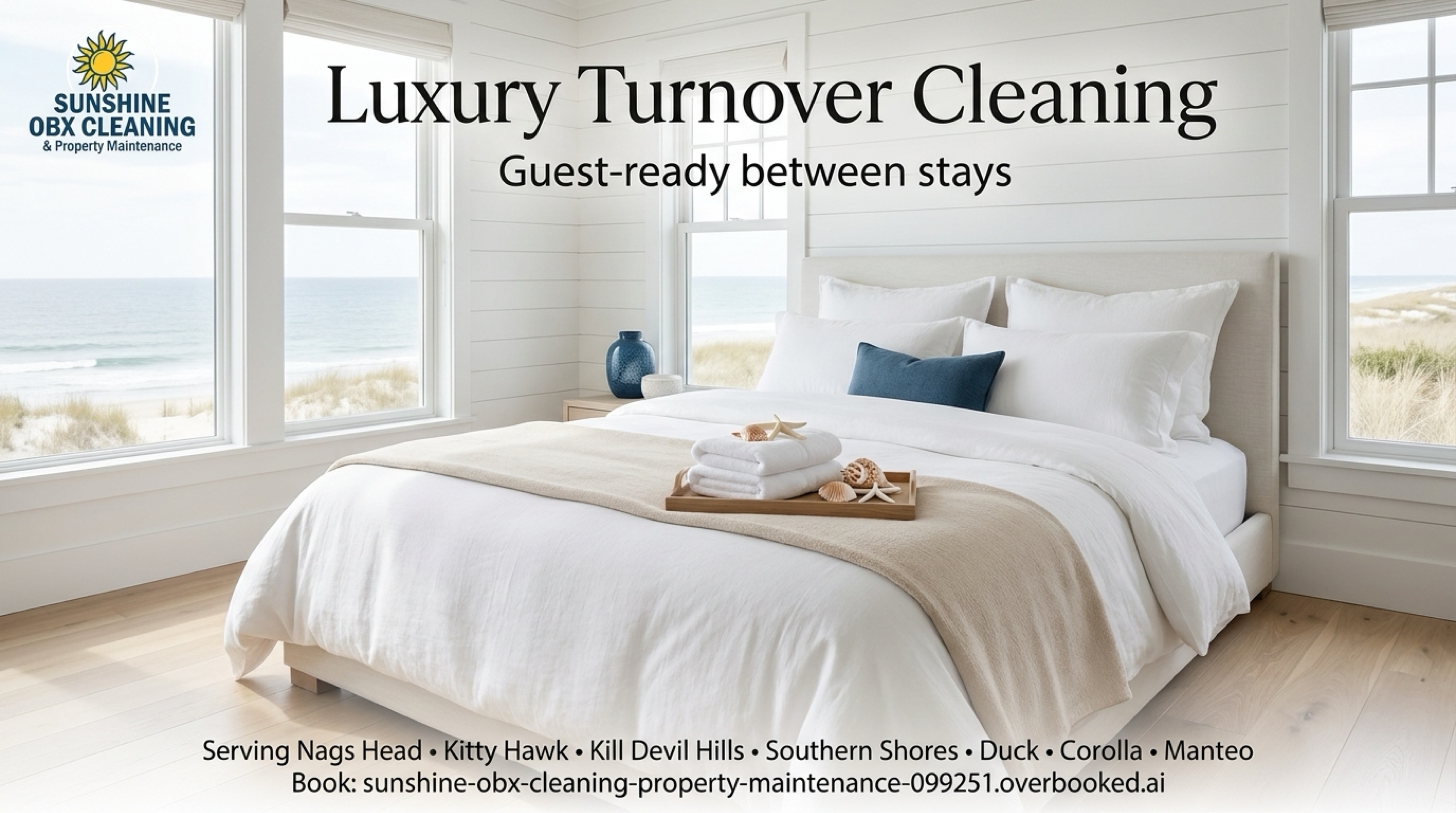 Sunshine OBX Cleaning and Property Maintenance Logo