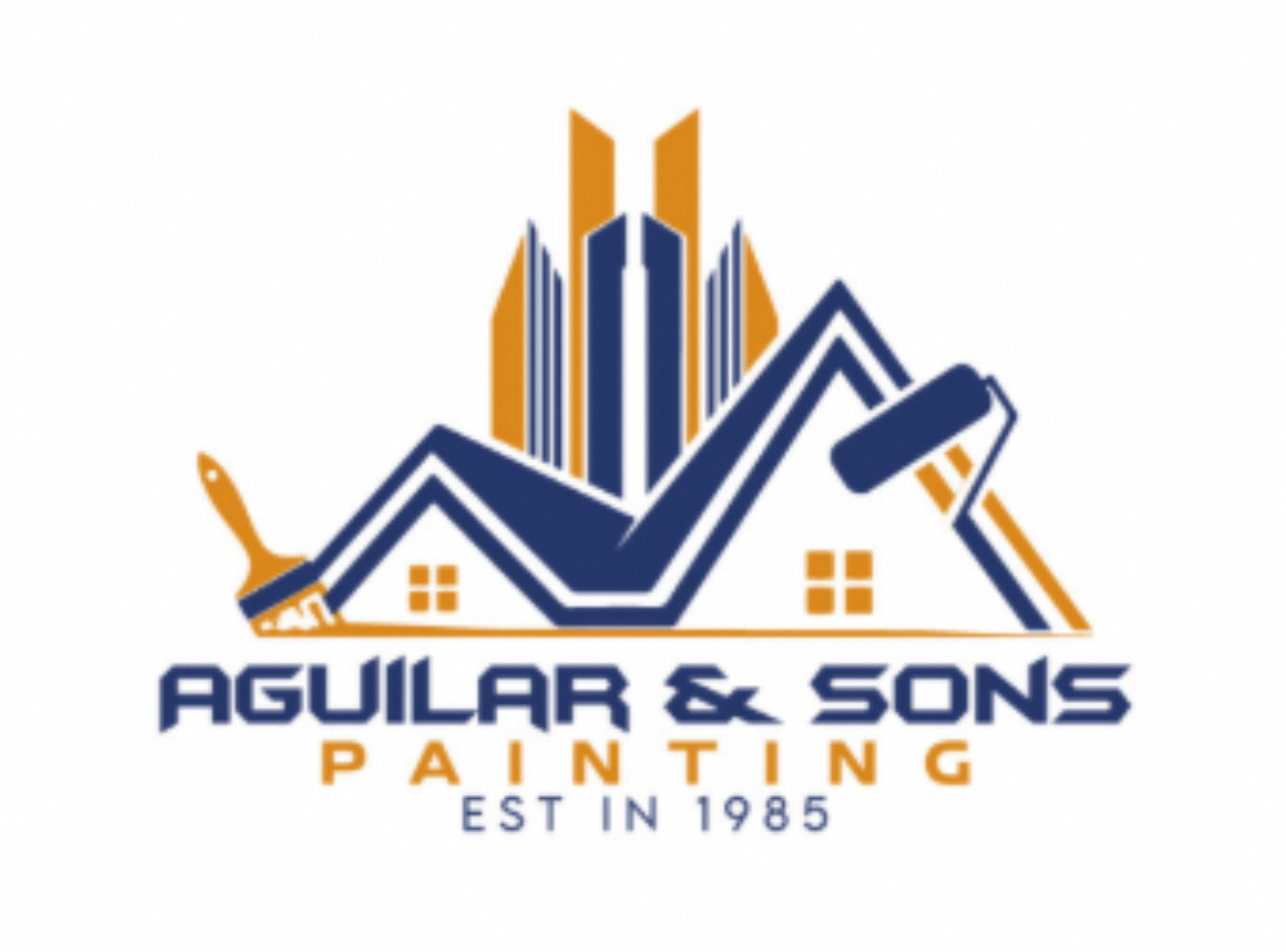 Aguilar & Son's Painting Logo