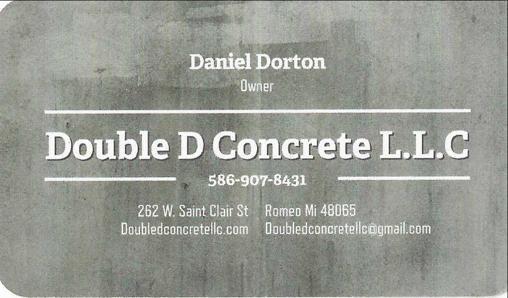 Double D Concrete, LLC Logo