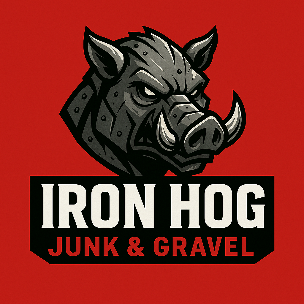 IronHog Junk & Gravel Logo