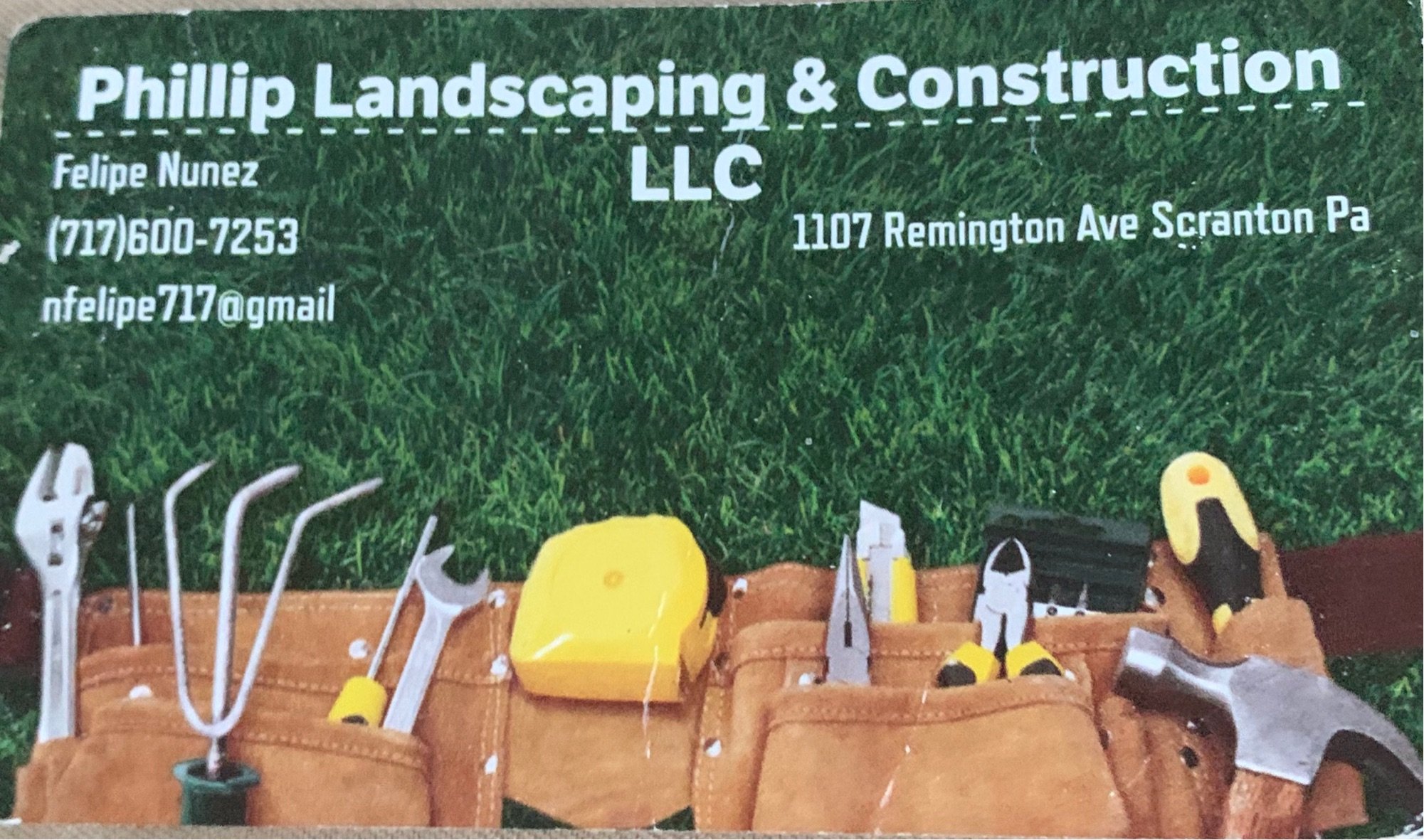 Phillip Construction and Landscaping Logo