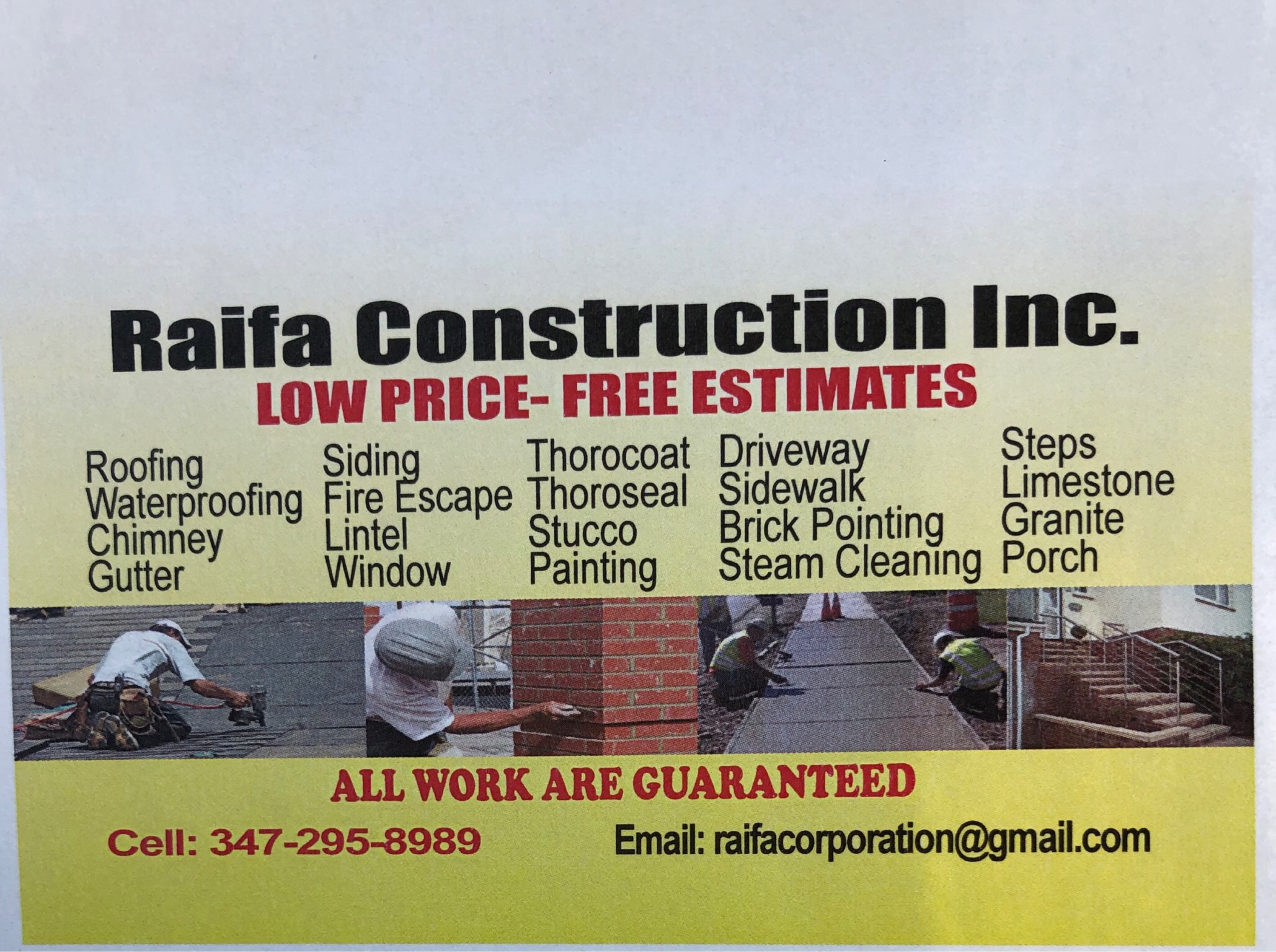 Raifa Construction Logo