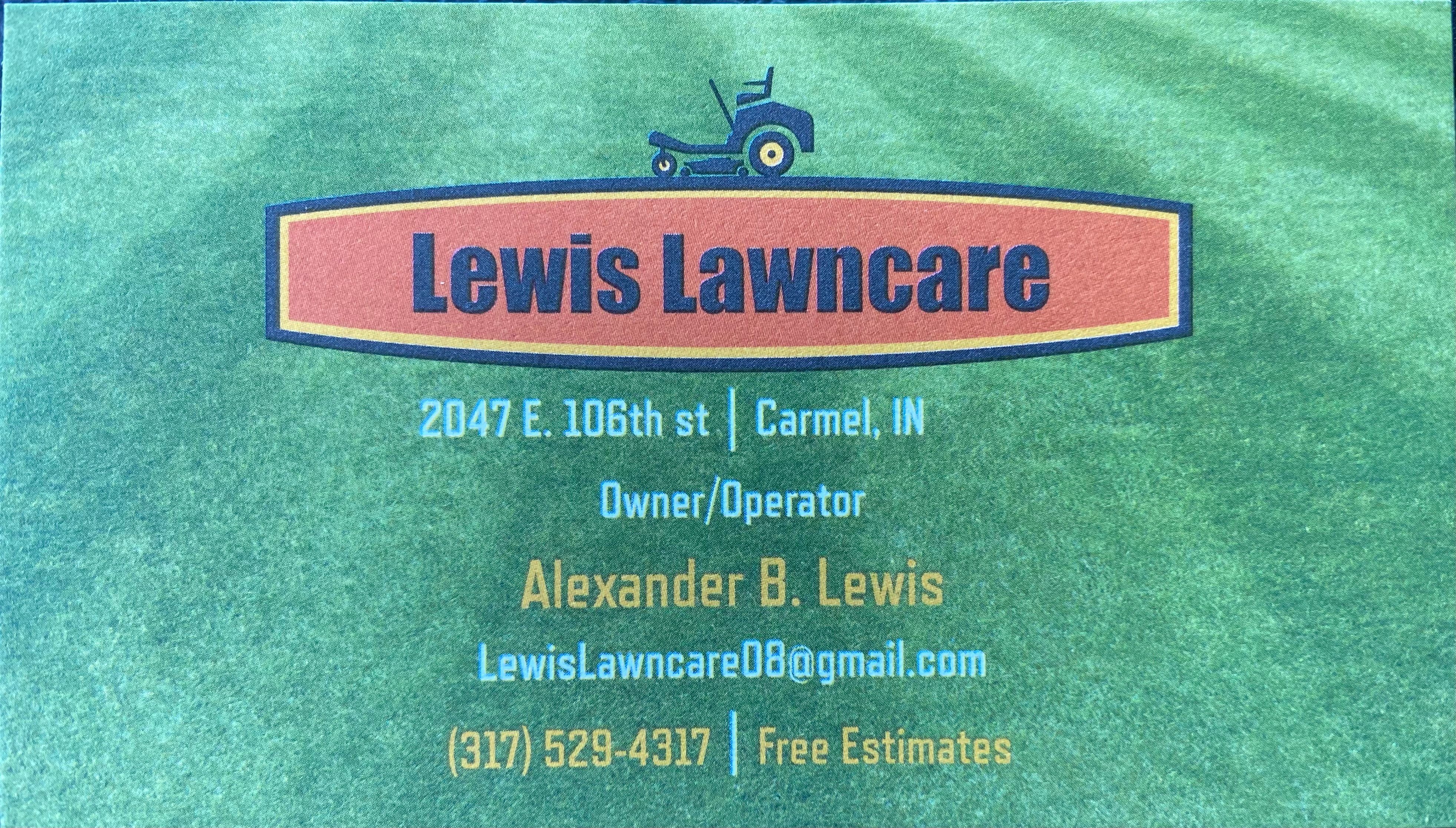 Lewis Lawncare & Landscaping Logo