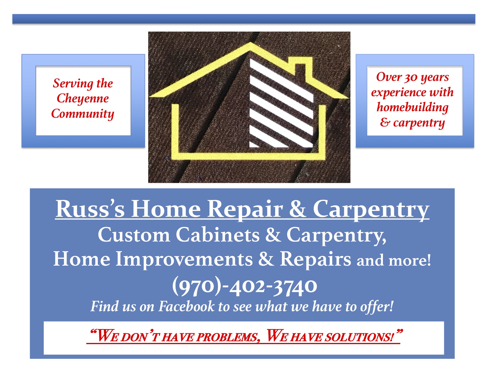 Russ' Home Repair Logo