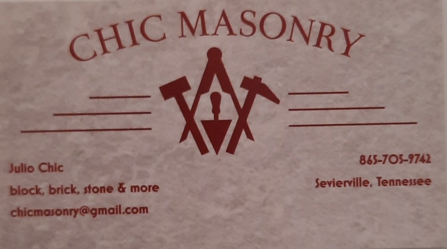 Chic Masonry Logo