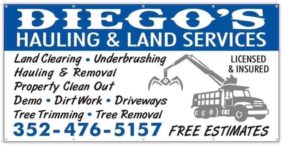 Diego's Hauling and Land Services, LLC Logo