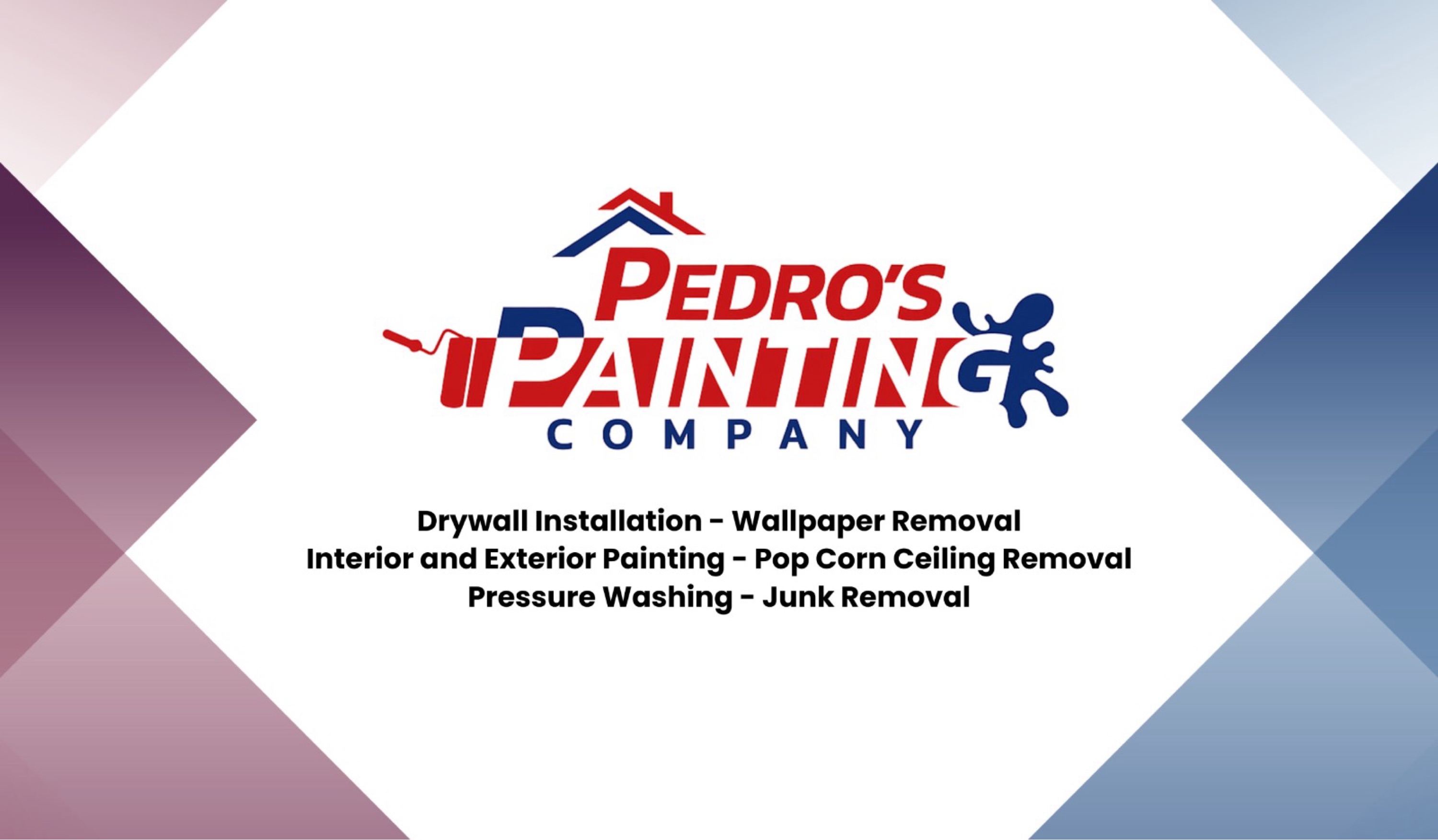 Pedro's Painting Logo
