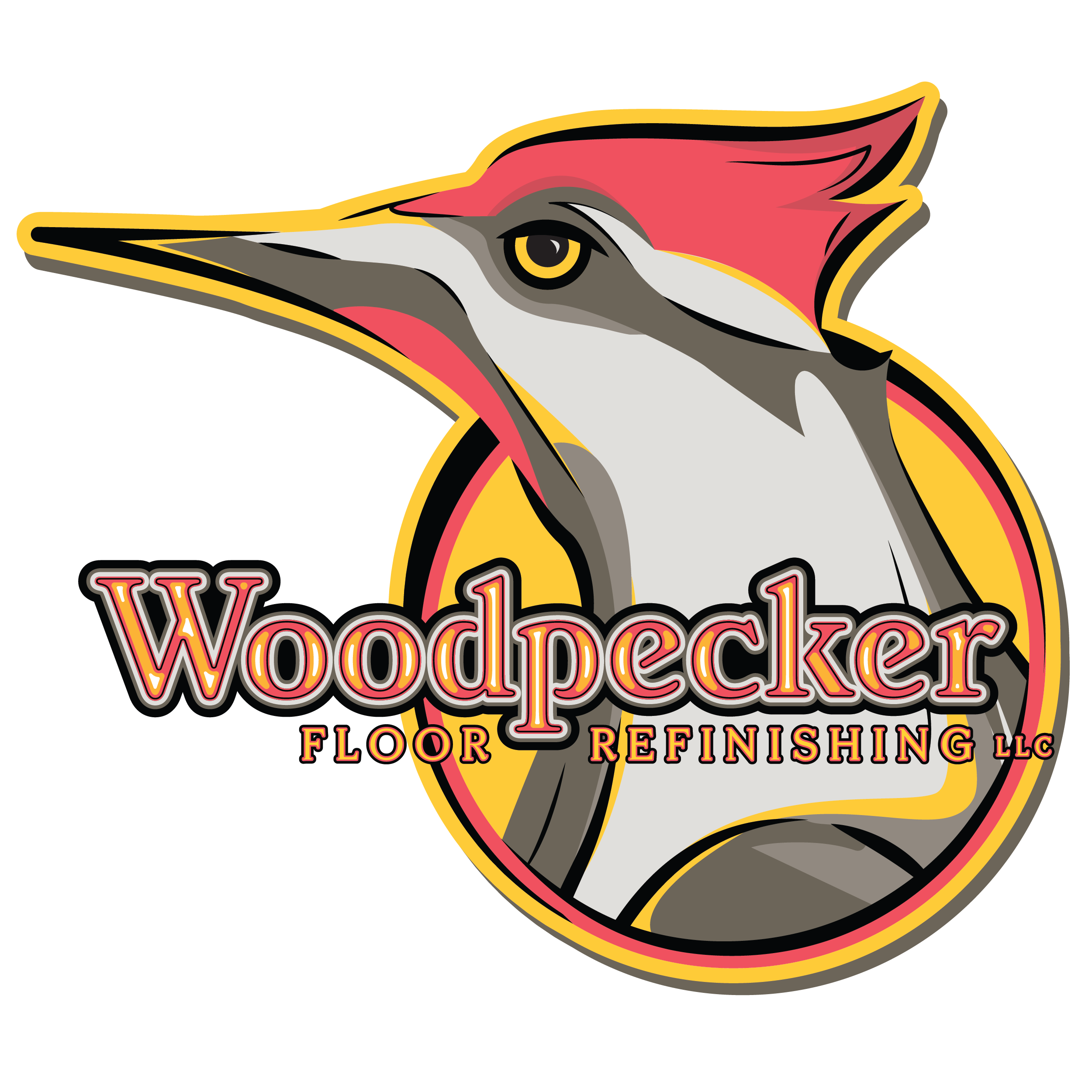 WoodPecker Floor Refinishing, LLC Logo