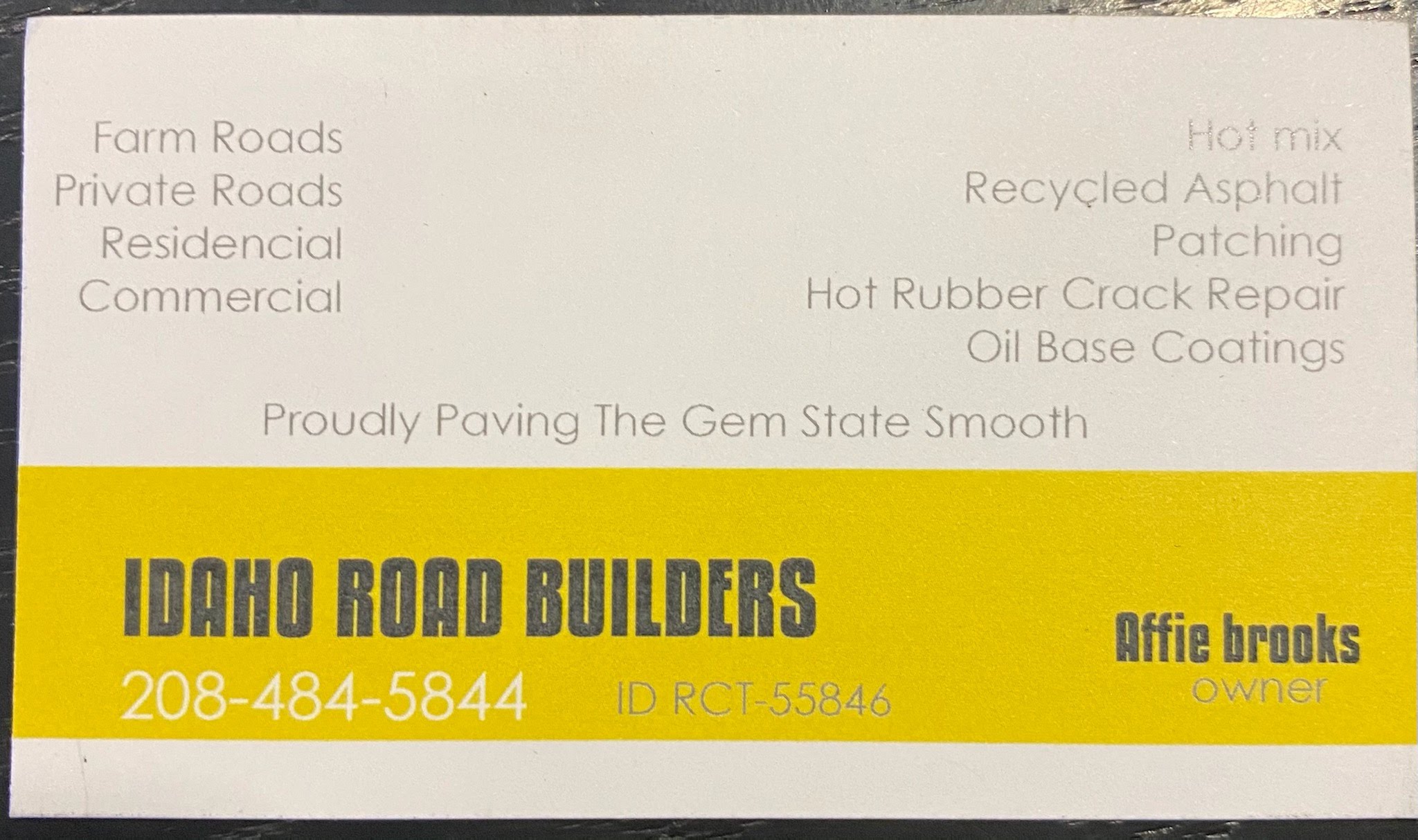 Idaho Road Builders Logo