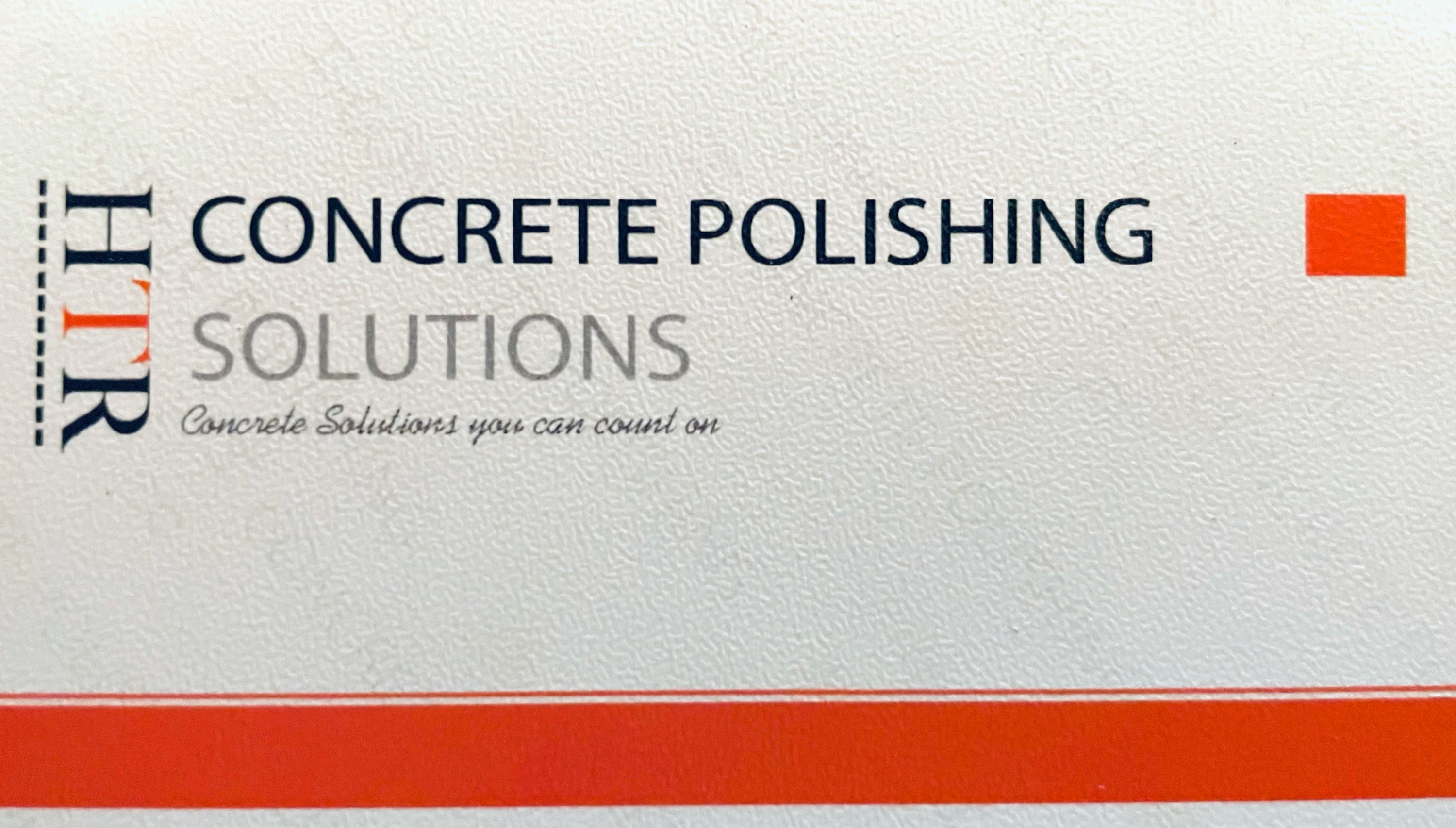 HTR Concrete Polishing Solutions Logo