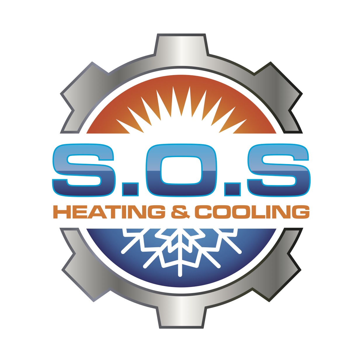S.O.S Heating & Cooling, LLC Logo