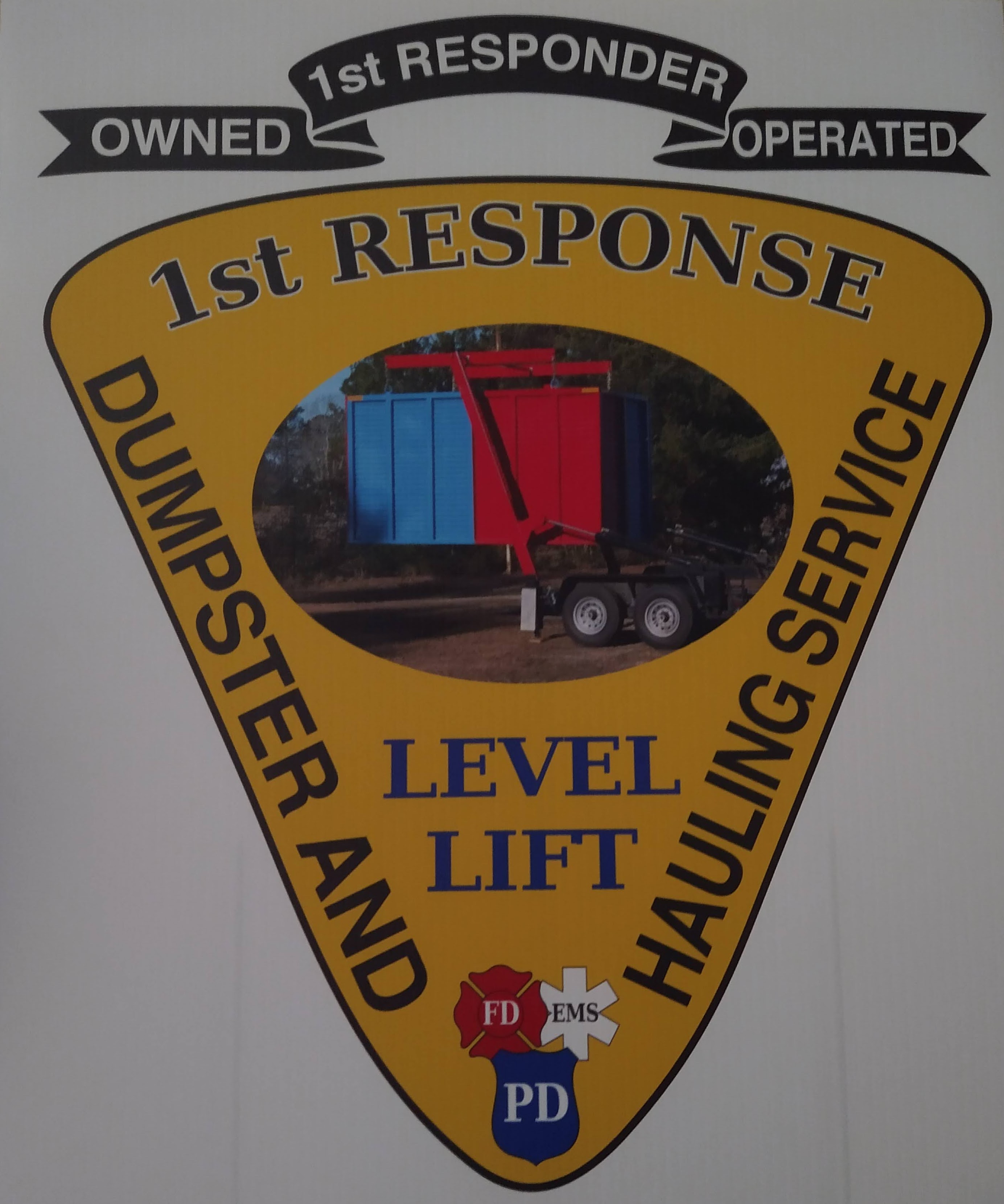 1st Response Dumpster & Hauling Service Logo