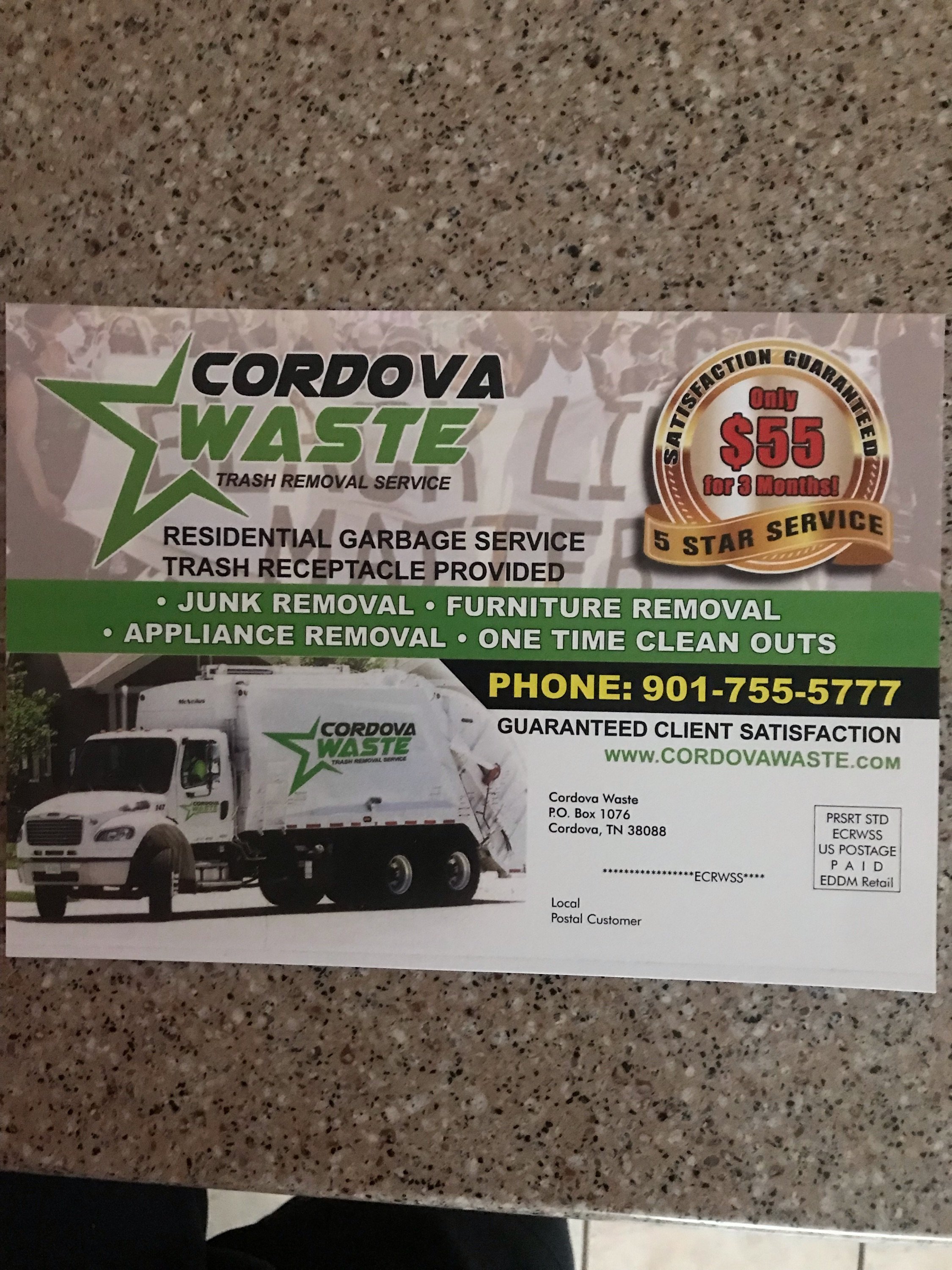 Cordova Waste, Inc. Logo