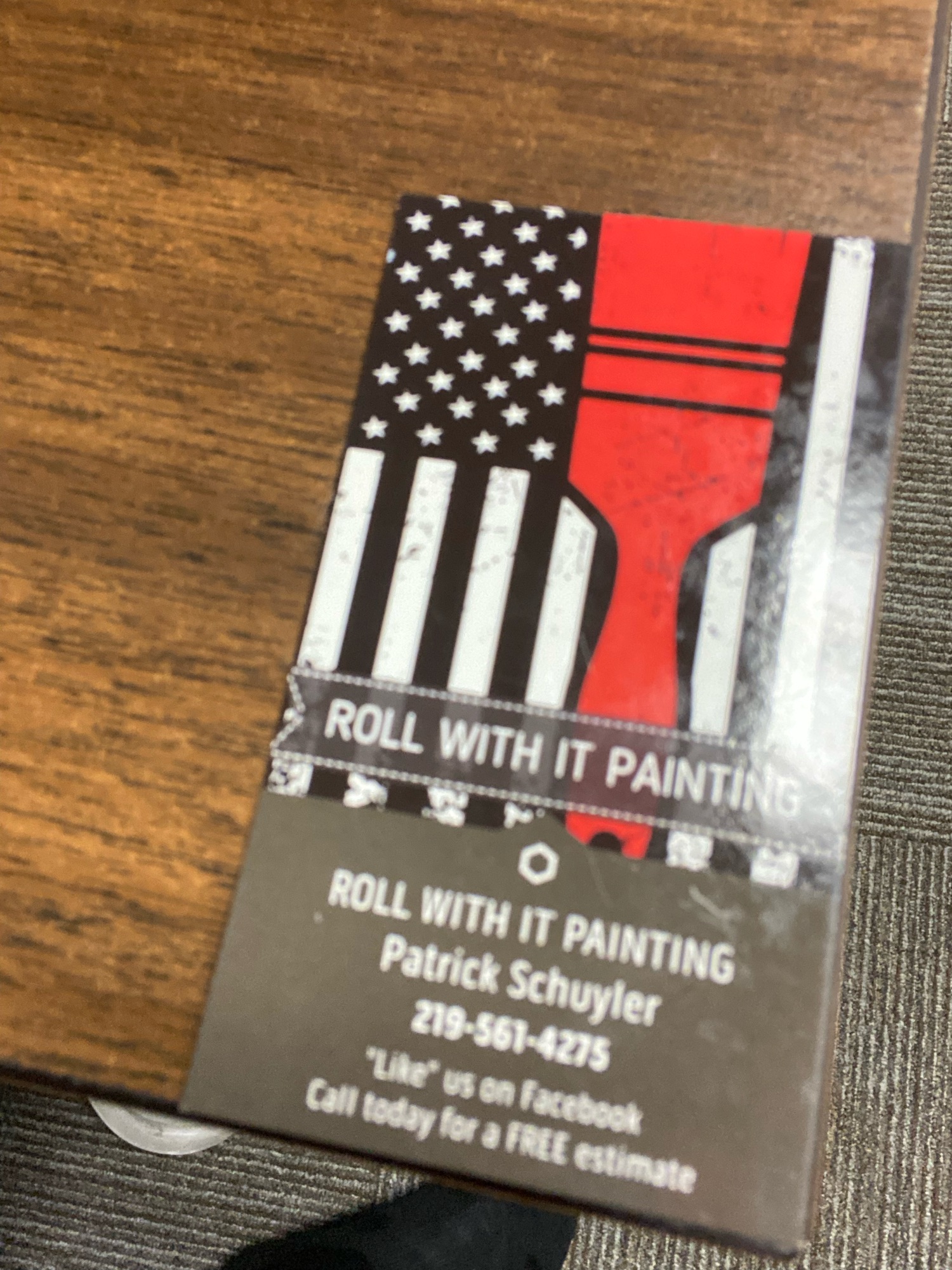 Roll With It Painting Logo