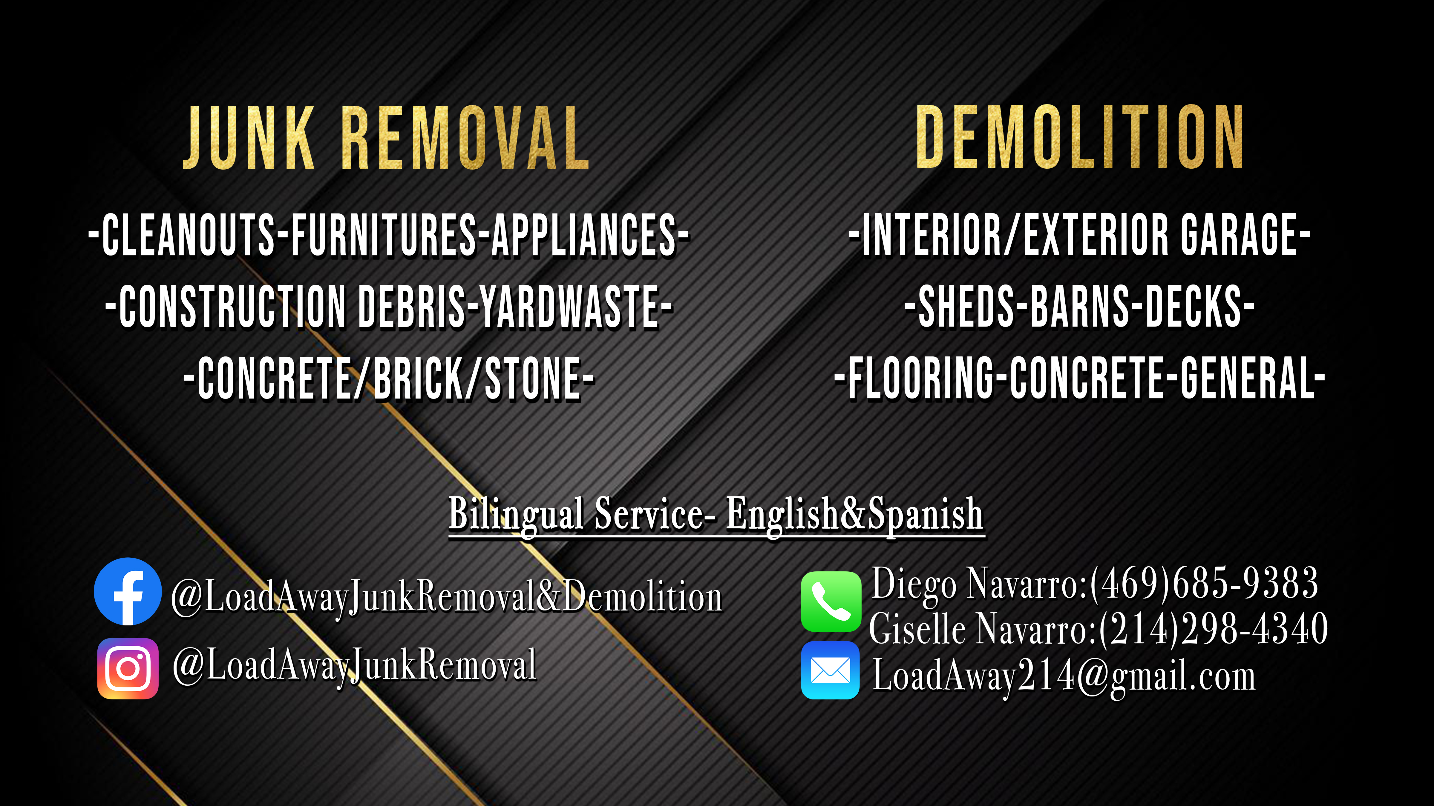Load Away Junk Removal and Demolition Logo