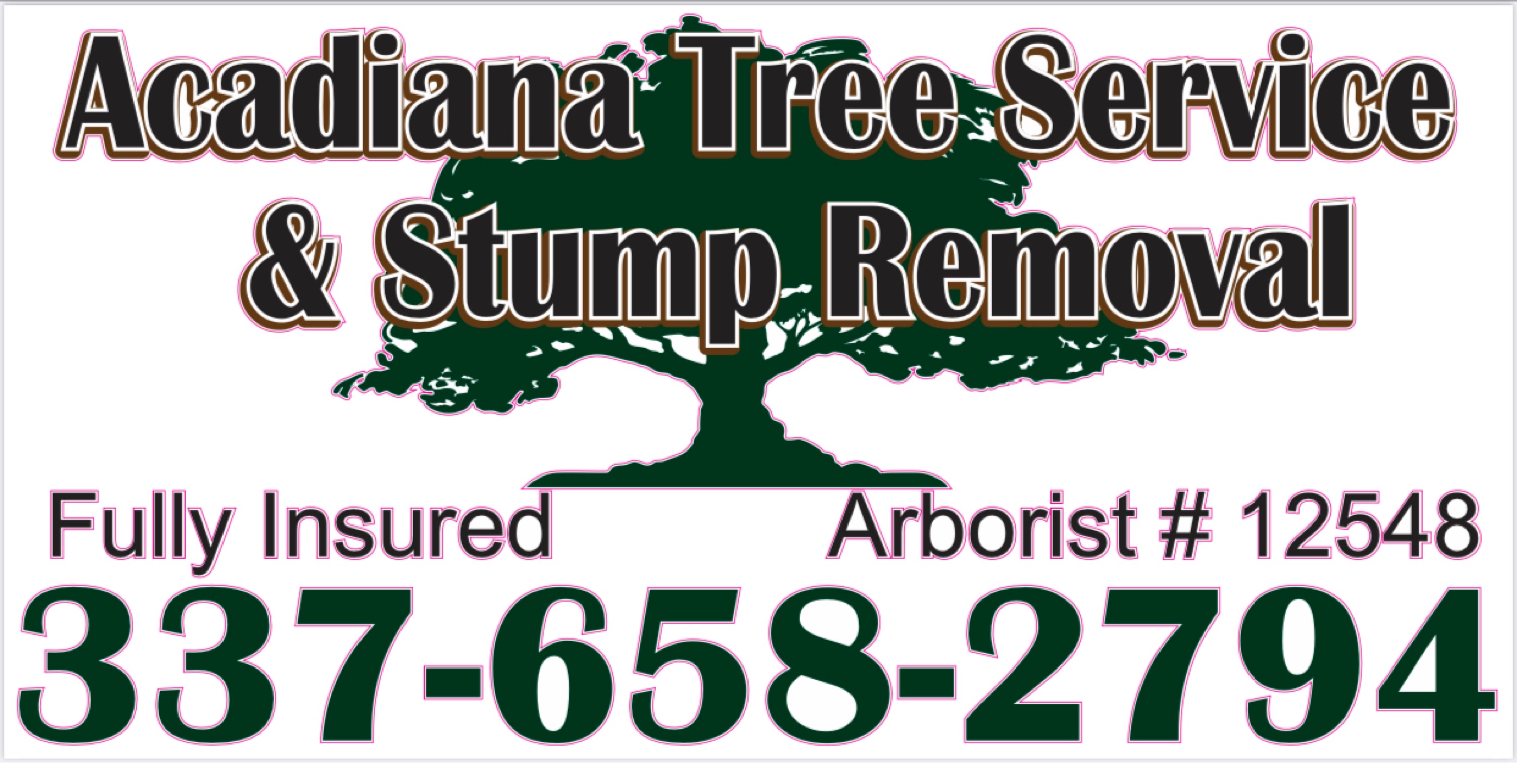 Acadiana Tree Service and Stump Removal Logo