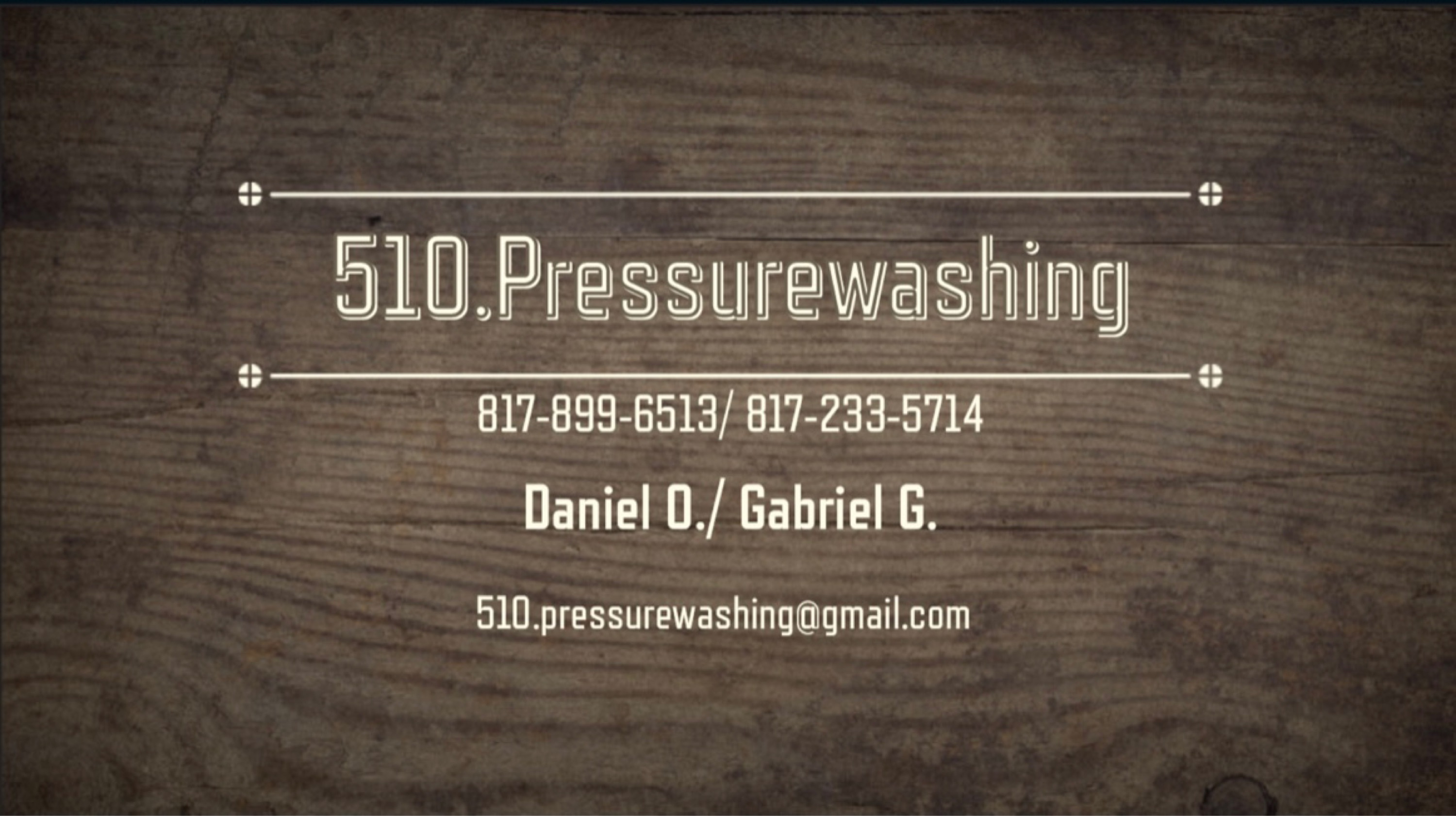 510. Pressure Washing Logo