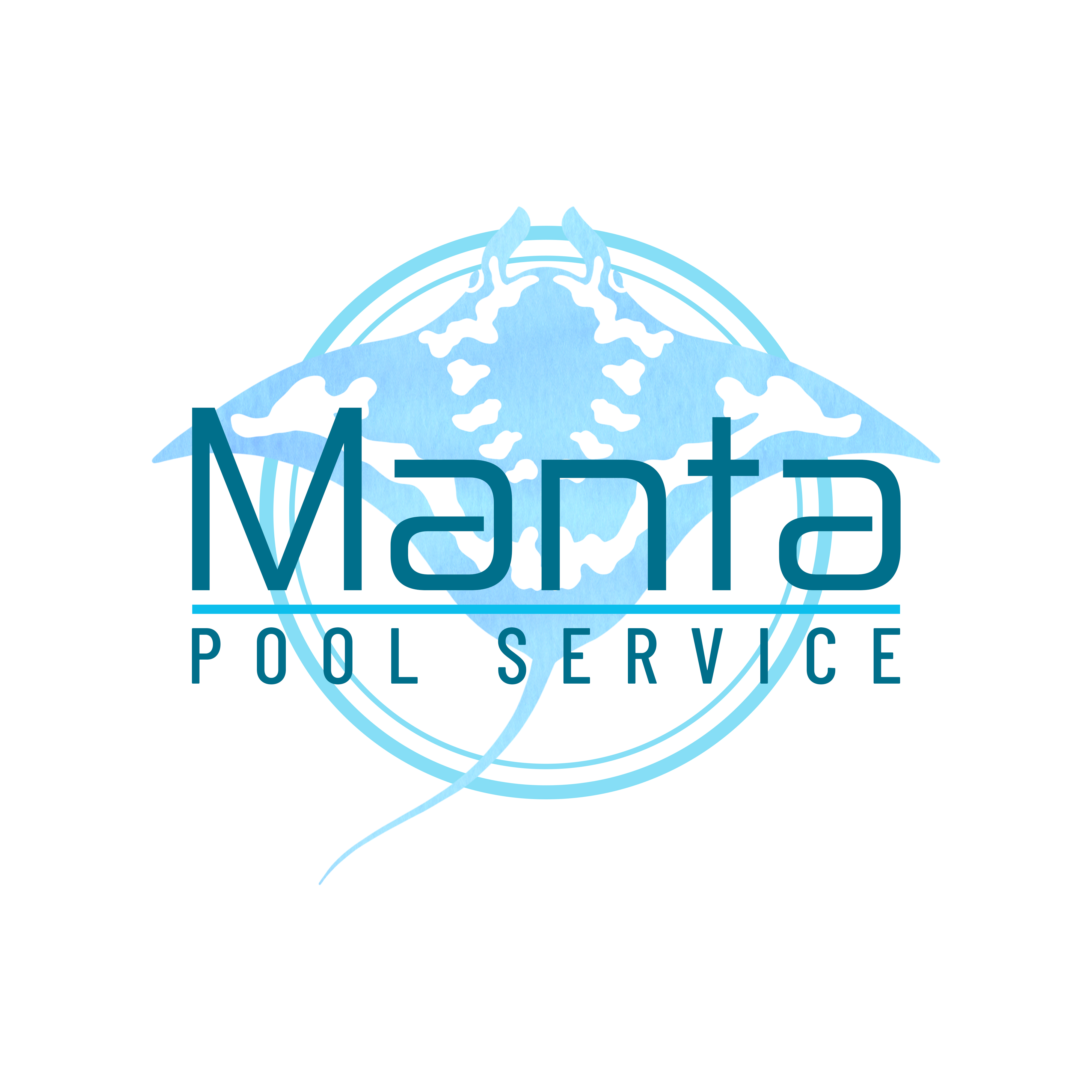 Manta Pool Service Logo