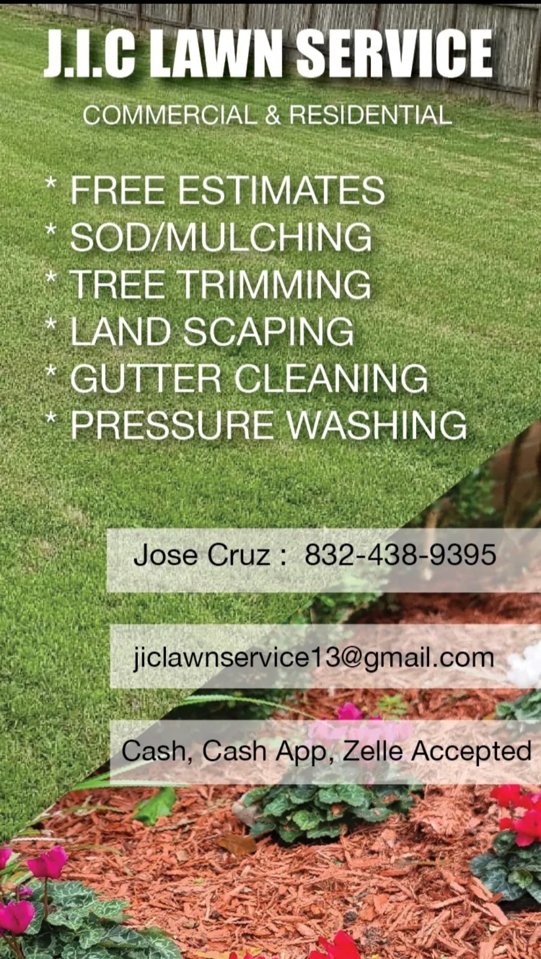 JIC Lawn Service Logo