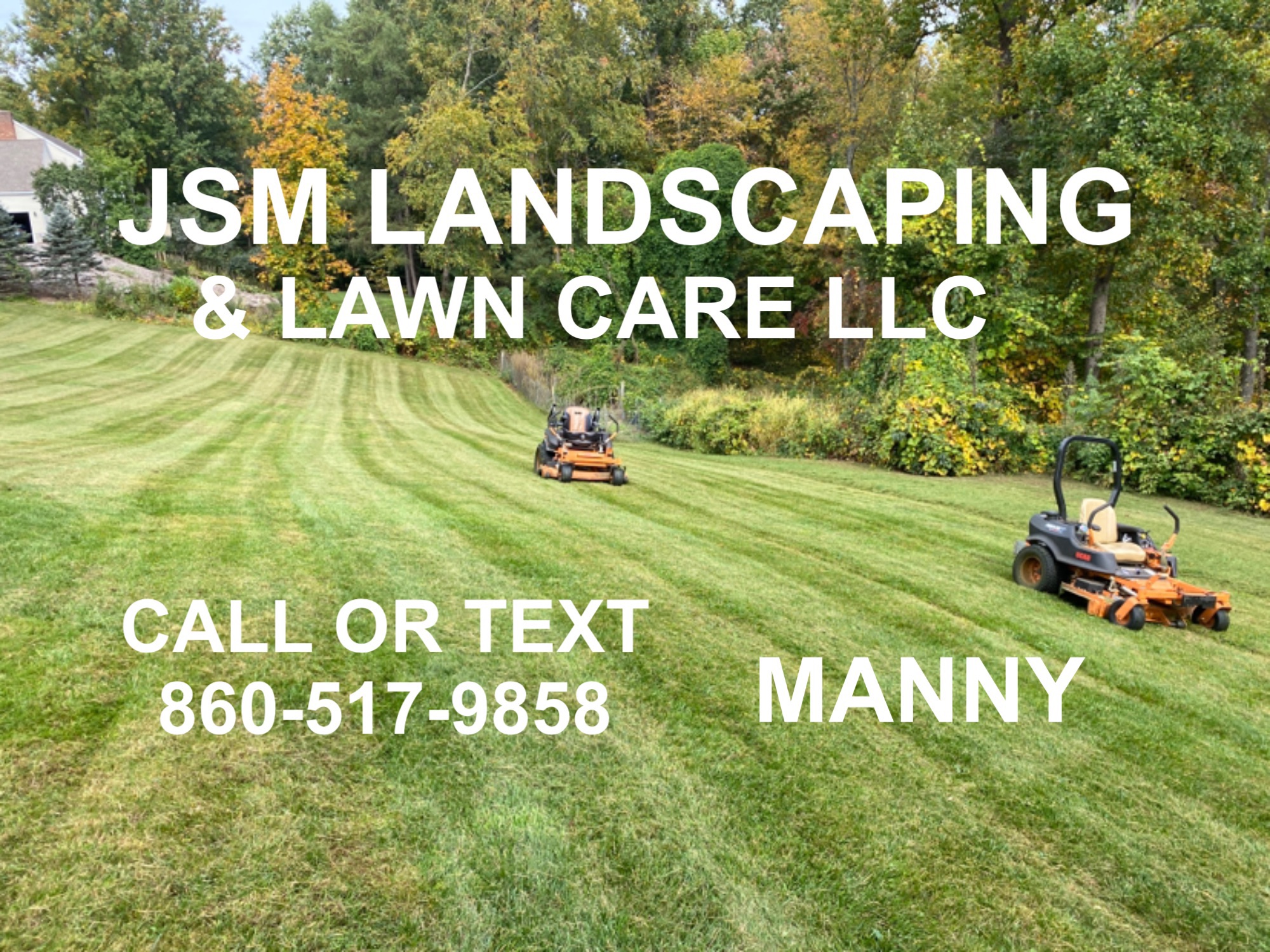 JSM Landscaping and Lawn Care Logo