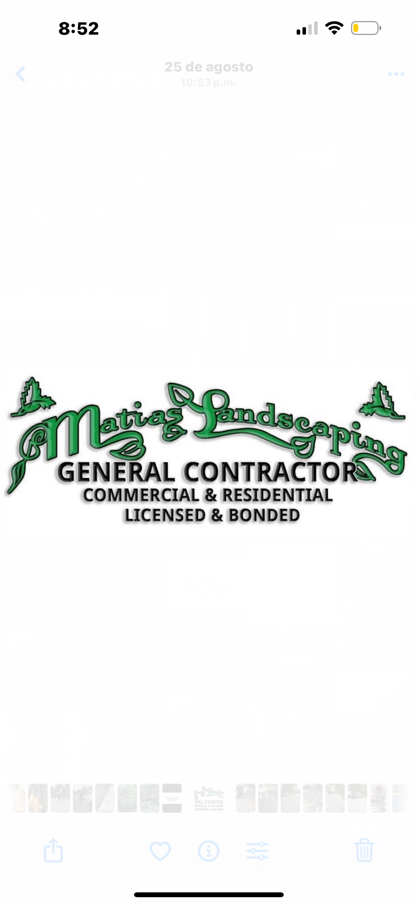 Matias Landscaping Logo