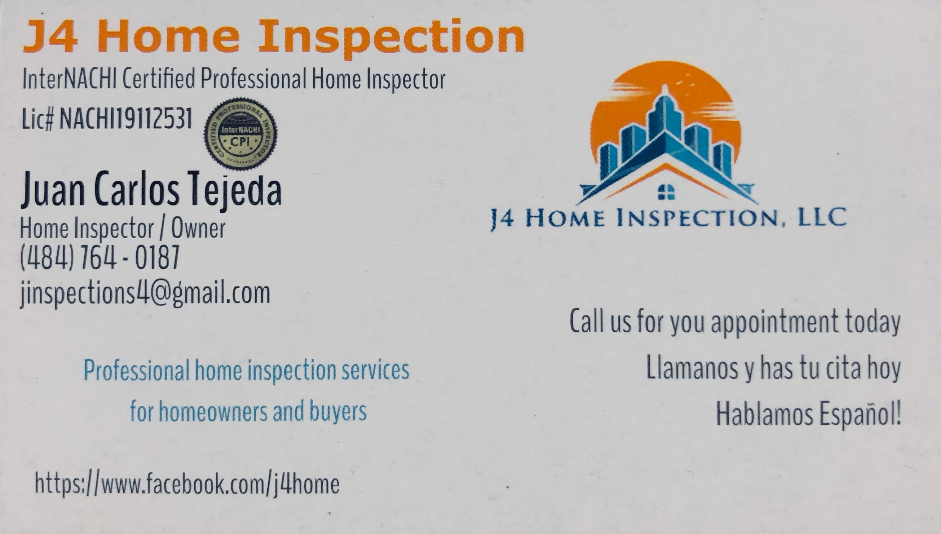 J4 Home Inspection, LLC Logo