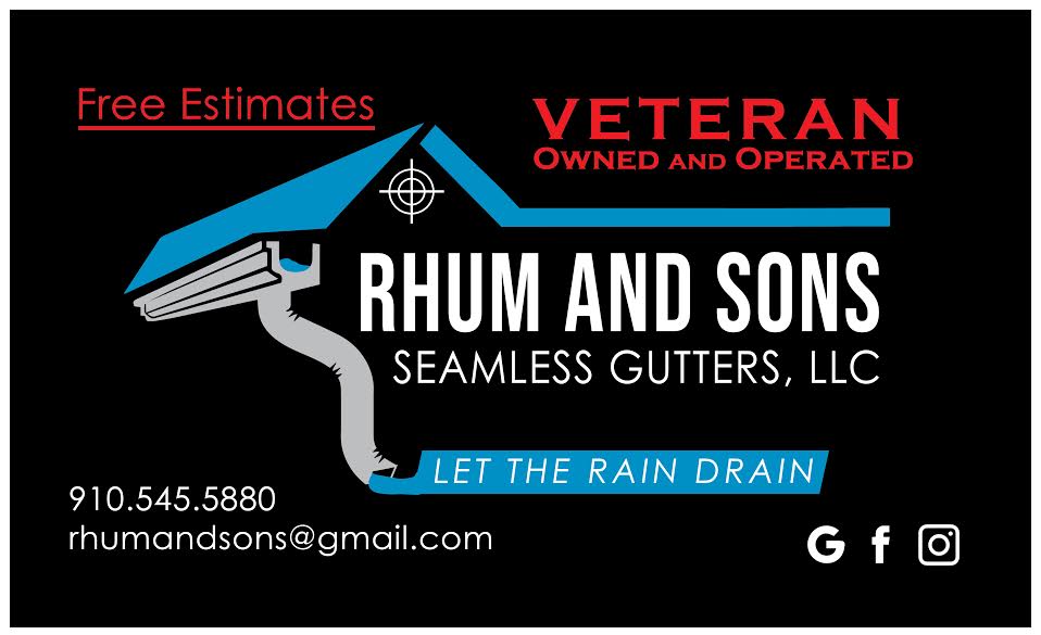 Rhum and Sons Seamless Gutters Logo
