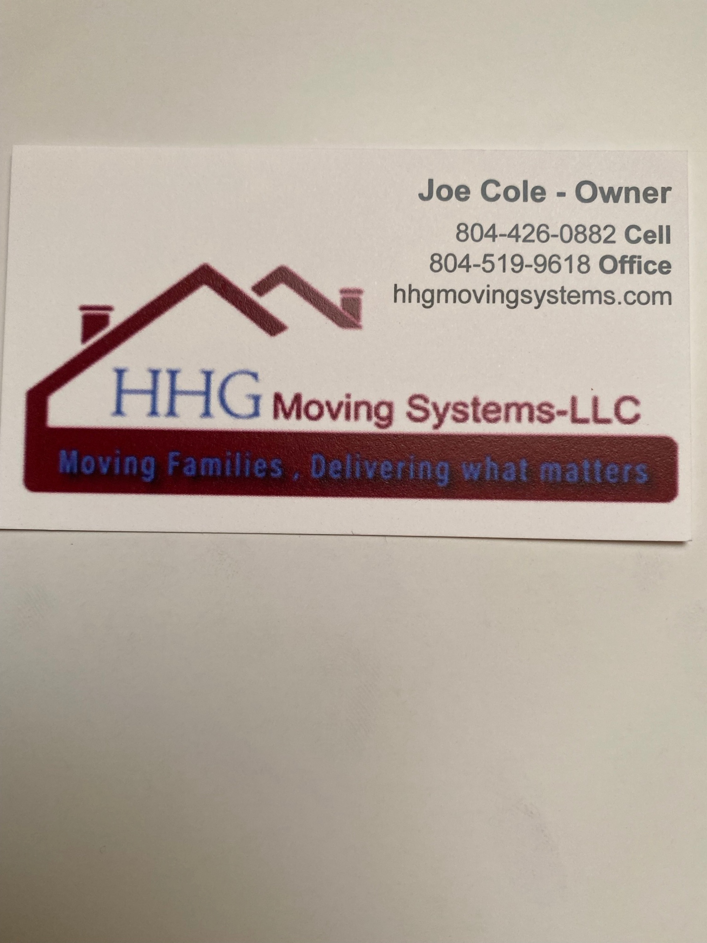 HHG Moving System, LLC Logo