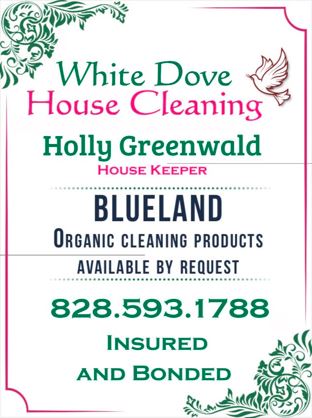 White Dove Cleaning Logo