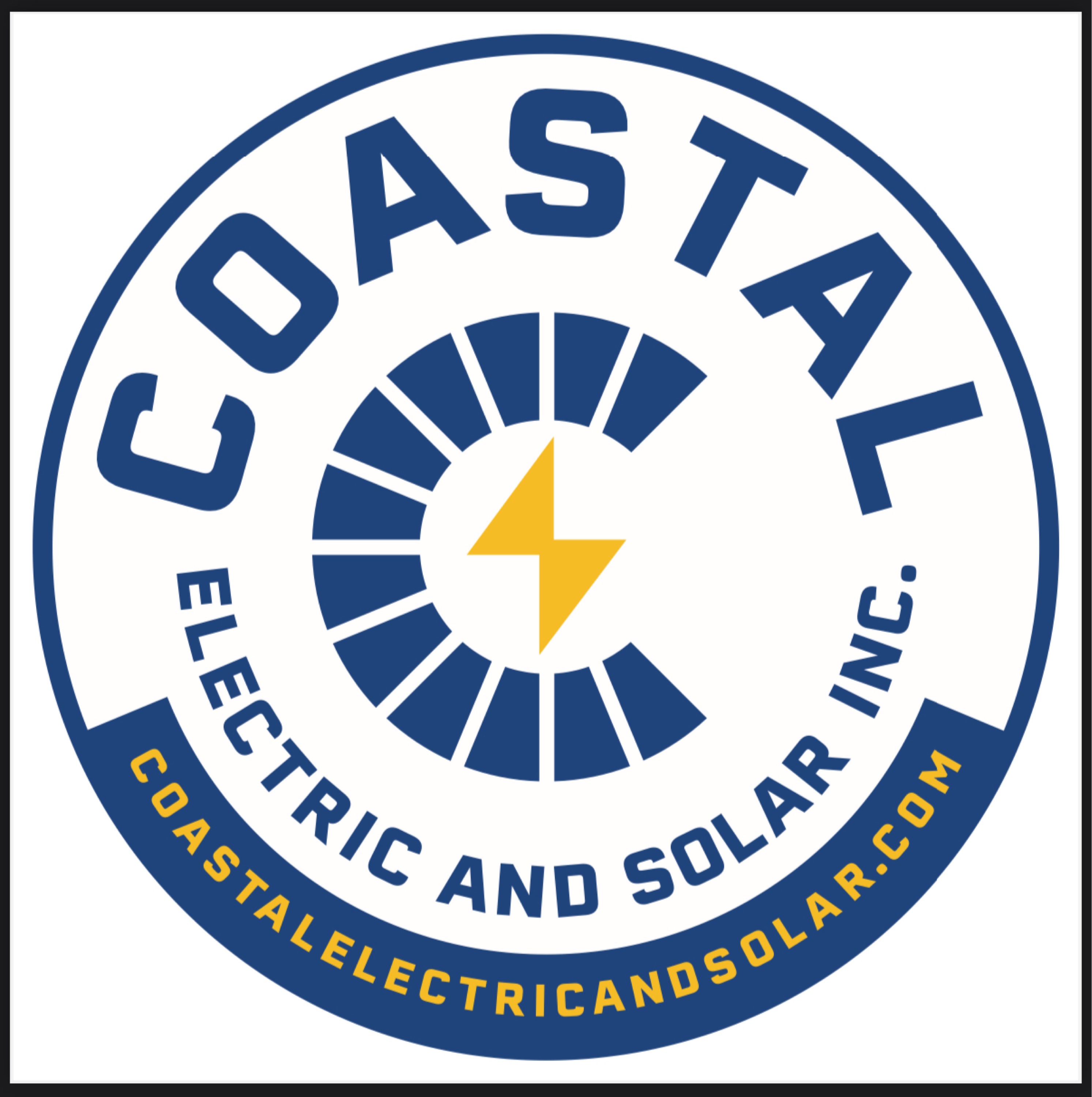 COASTAL ELECTRIC AND SOLAR INC. Logo