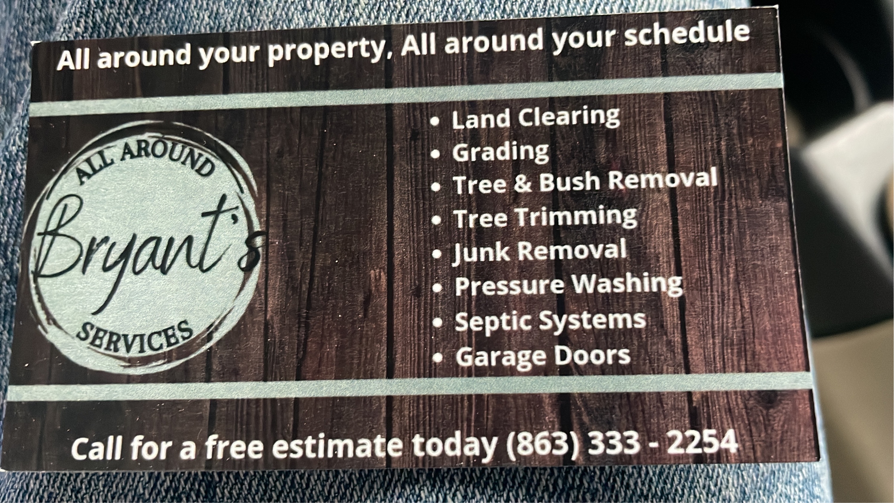 Bryant's All Around Services, LLC Logo