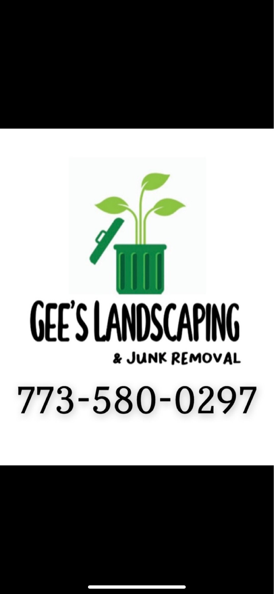 Gee's Landscaping & Junk Removal Logo