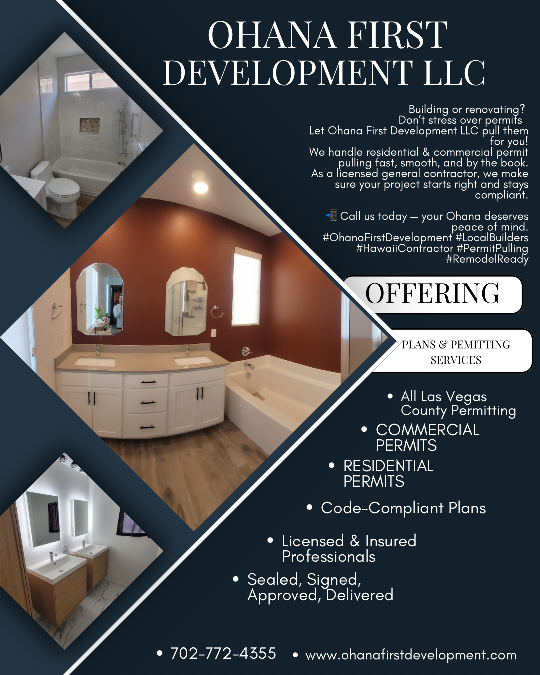 Ohana First Development Logo