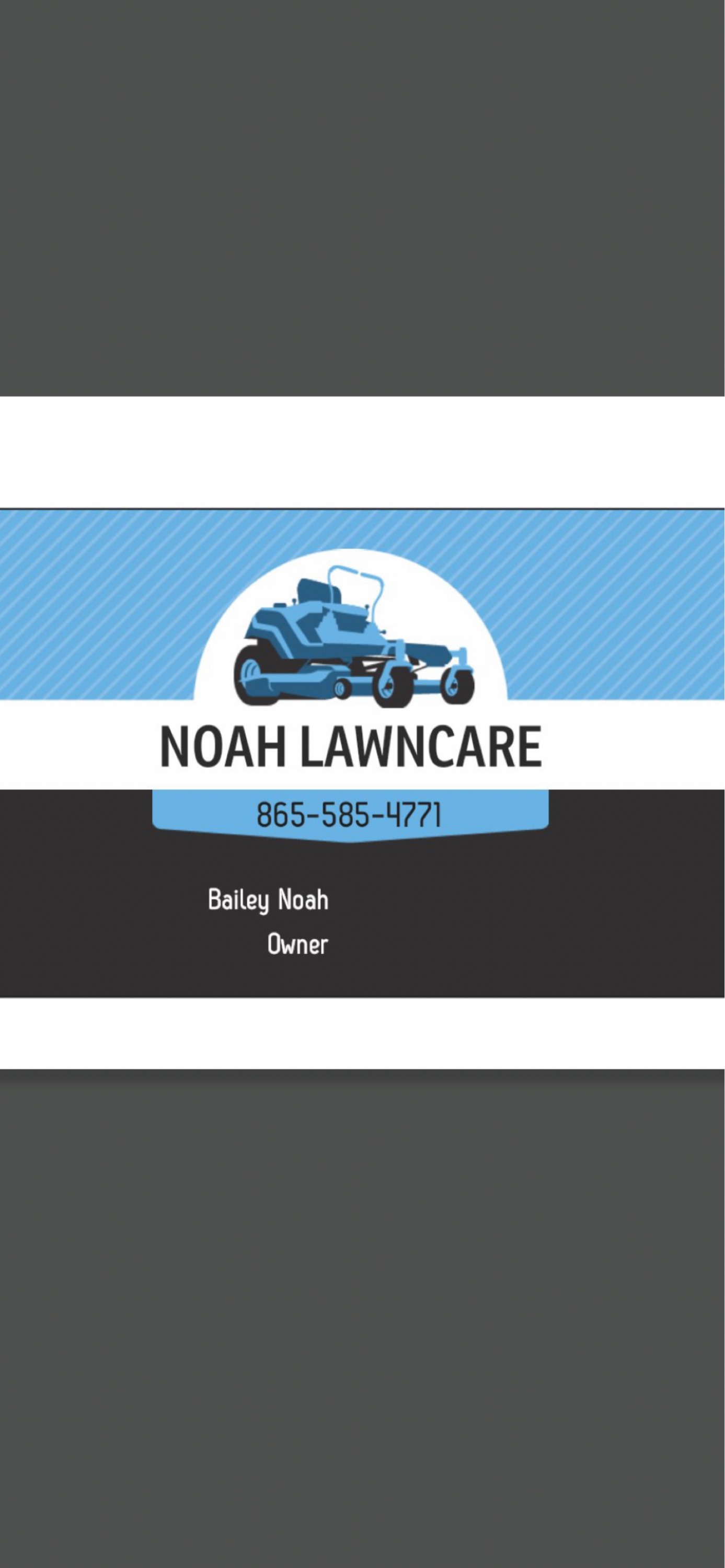 Noah Lawn Care Logo