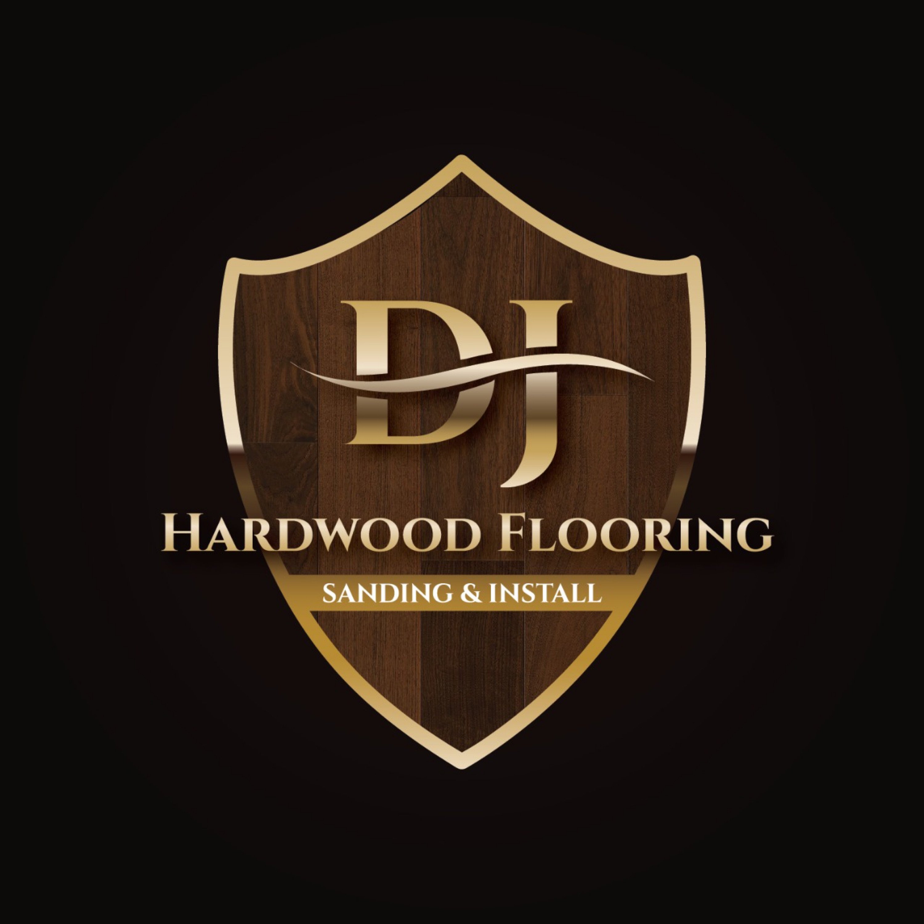 DJ Hardwood Flooring Logo