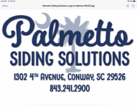Palmetto Siding Solutions, Inc. Logo