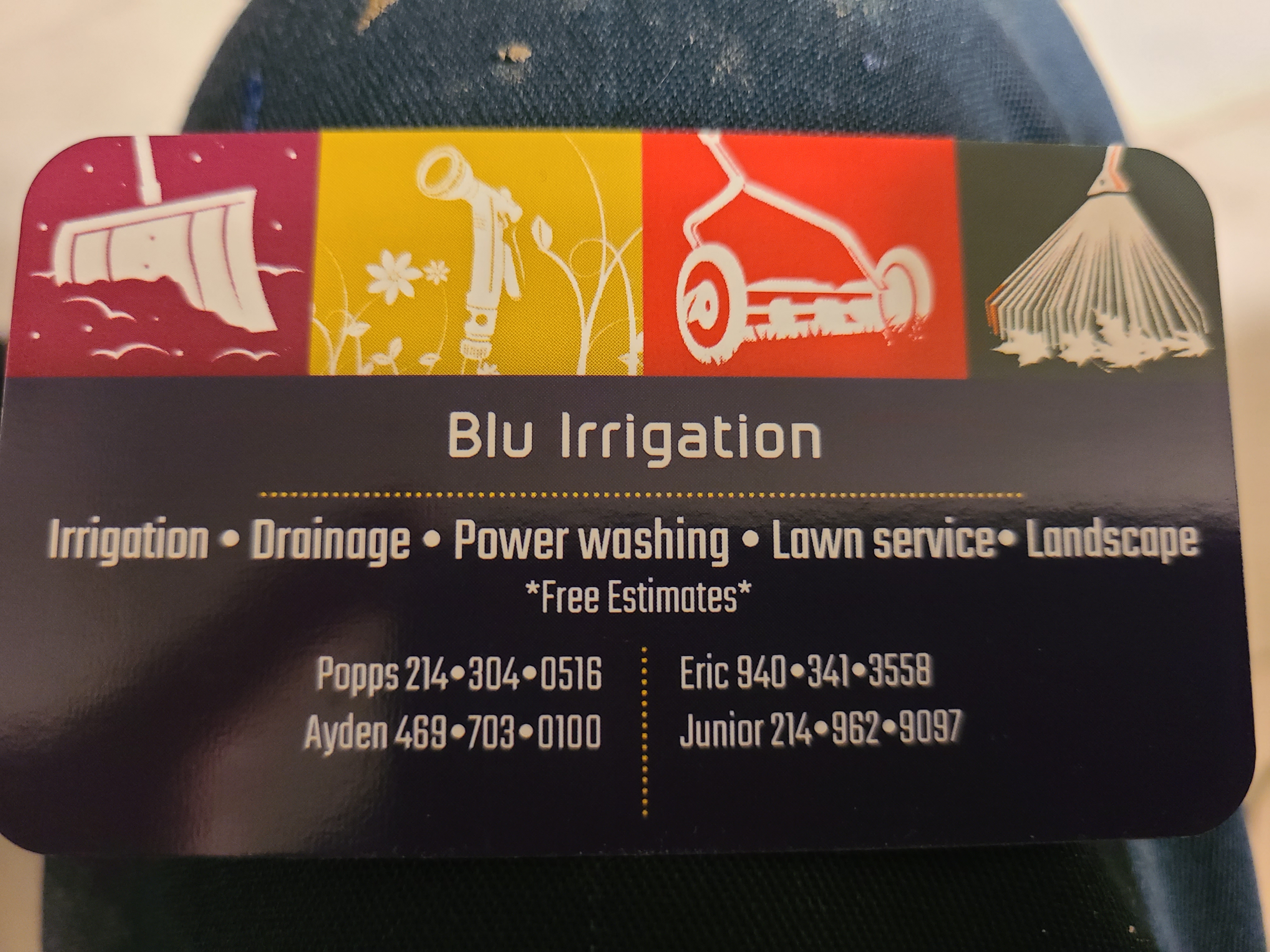 Blu.Irrigation Logo