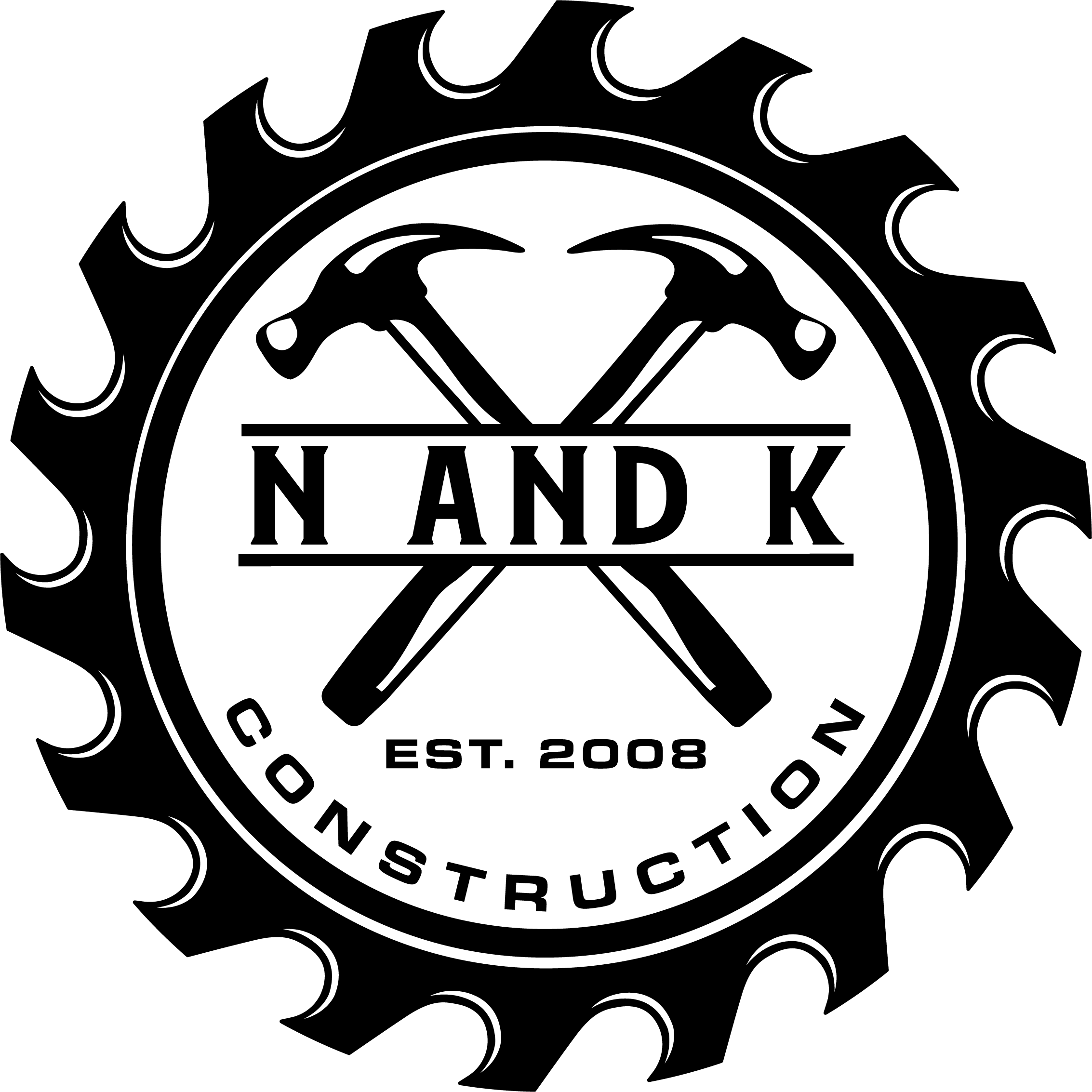 N and K Construction of WA, Inc. Logo