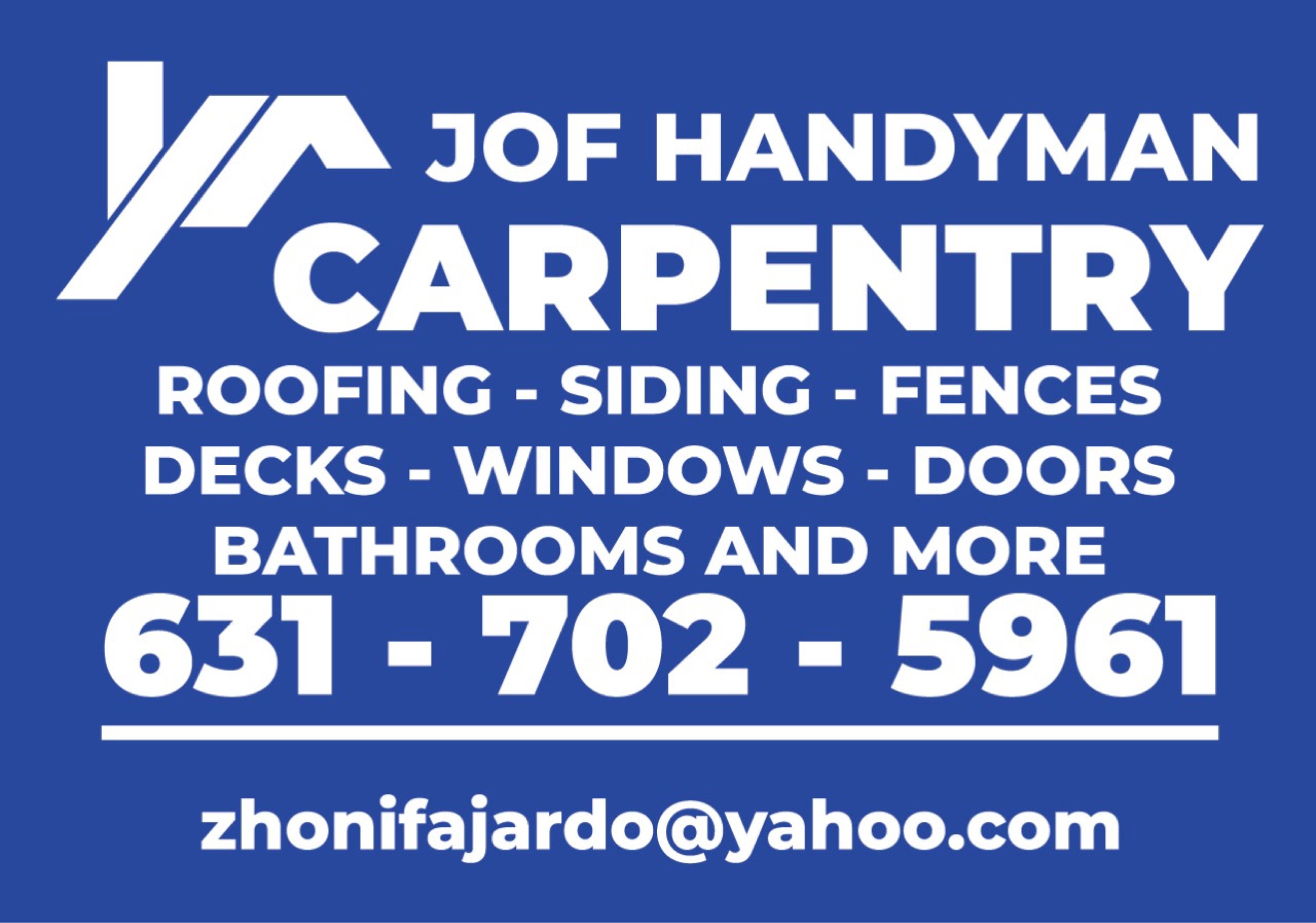 Jof Carpentry, Corp. Logo