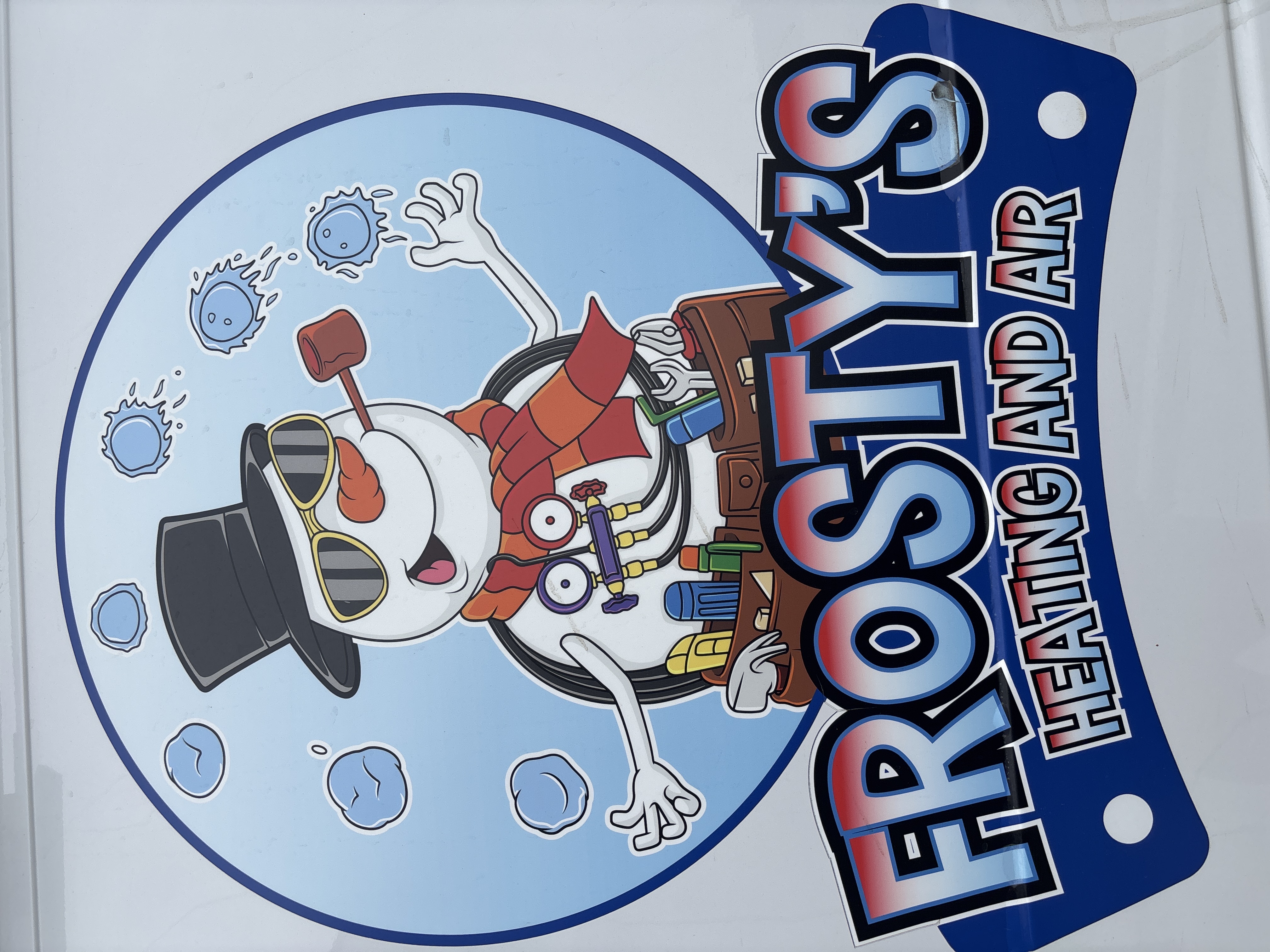 Frosty's Heating and Air Conditioning Logo