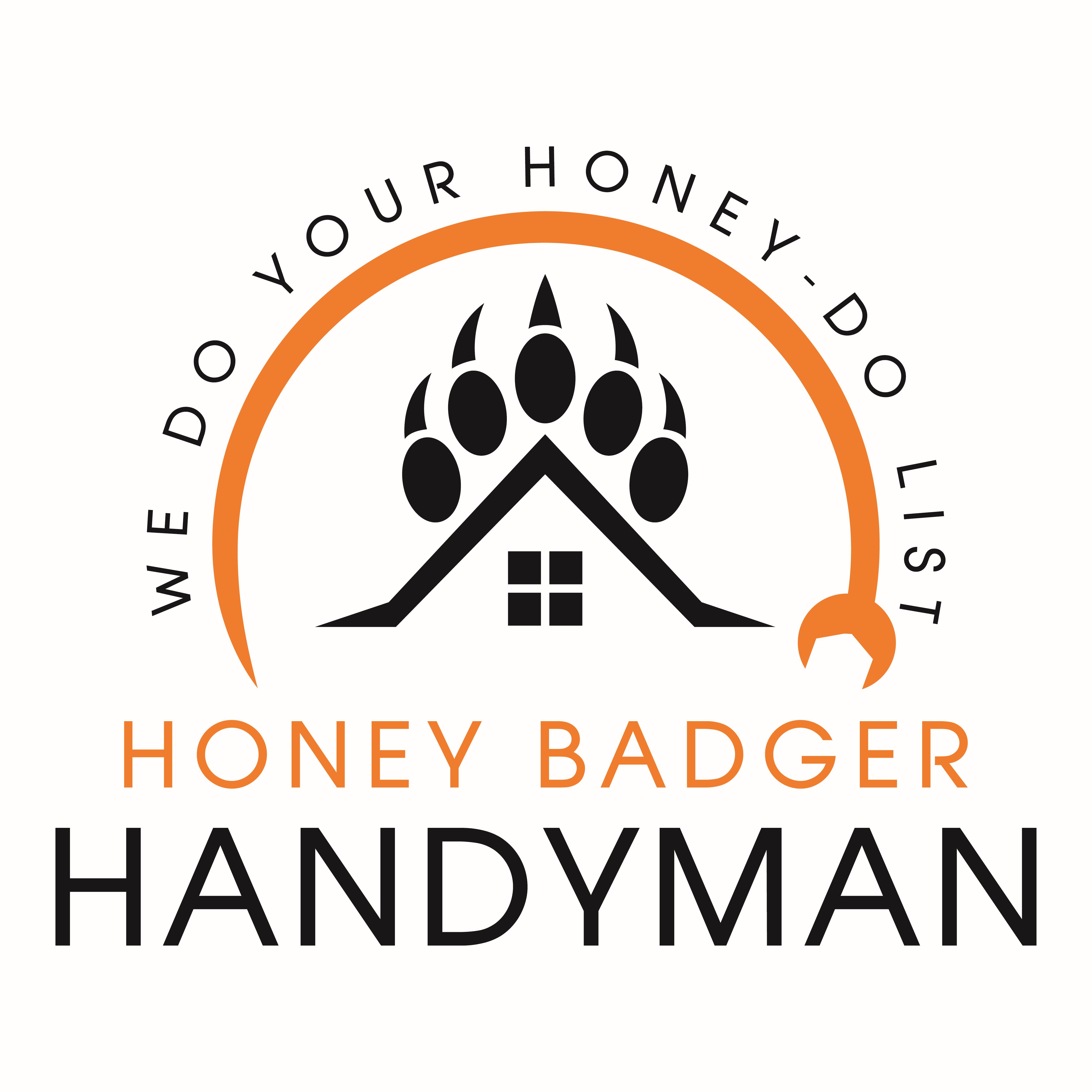 Honey Badger Handyman Logo