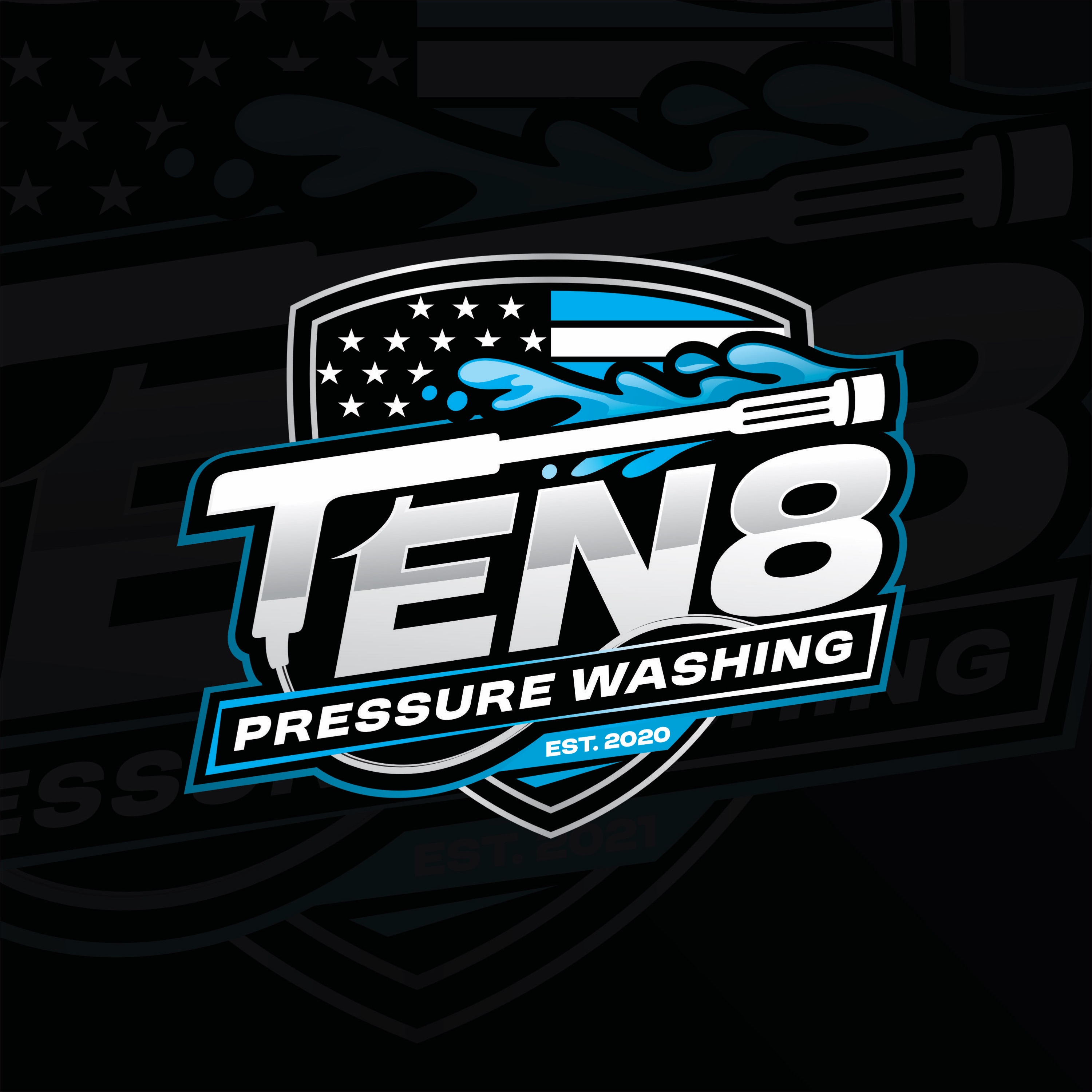 10-8 Pressure Washing, LLC Logo