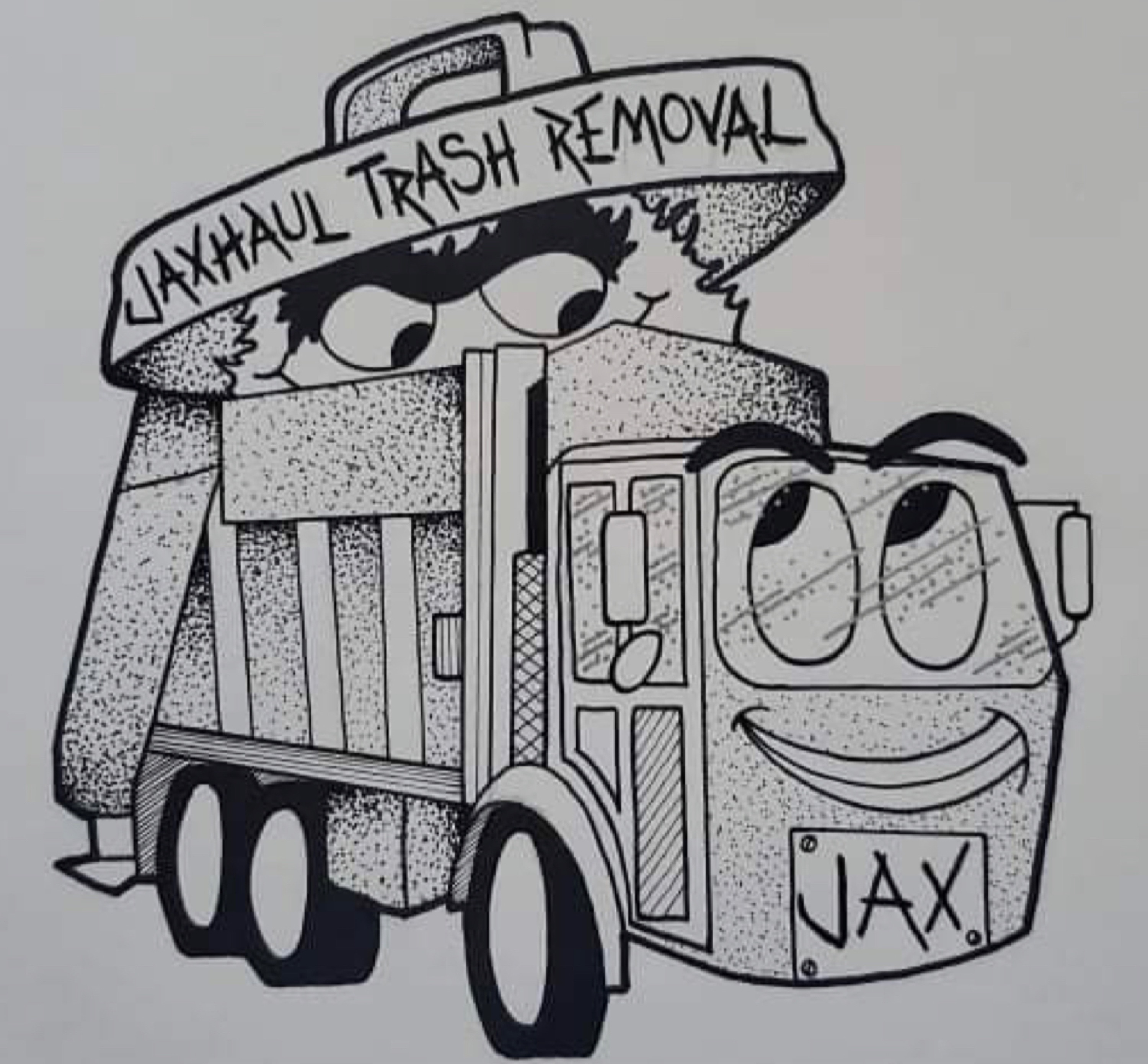 JaxHaul Trash Removal Logo
