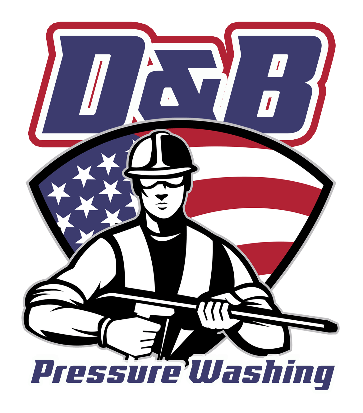 D & B Pressure Washing - Unlicensed Contractor Logo